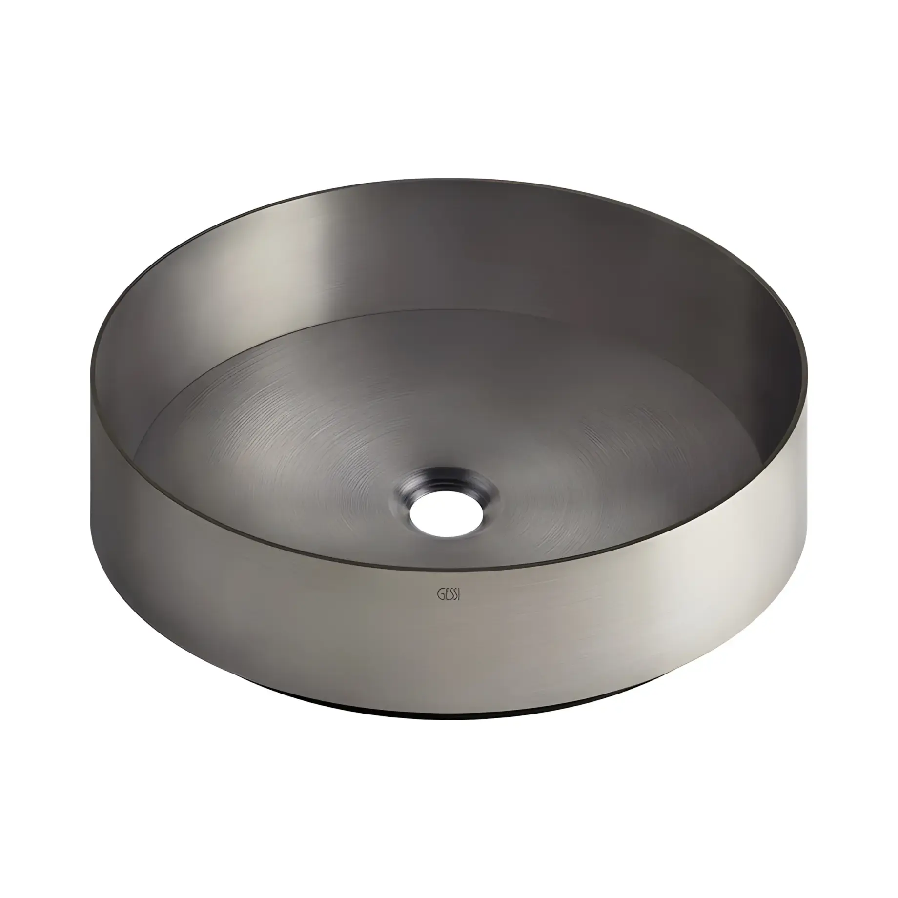 Раковина Gessi316 Виробник 54601-239 Steel Brushed 40 х 40 см — вид спереду