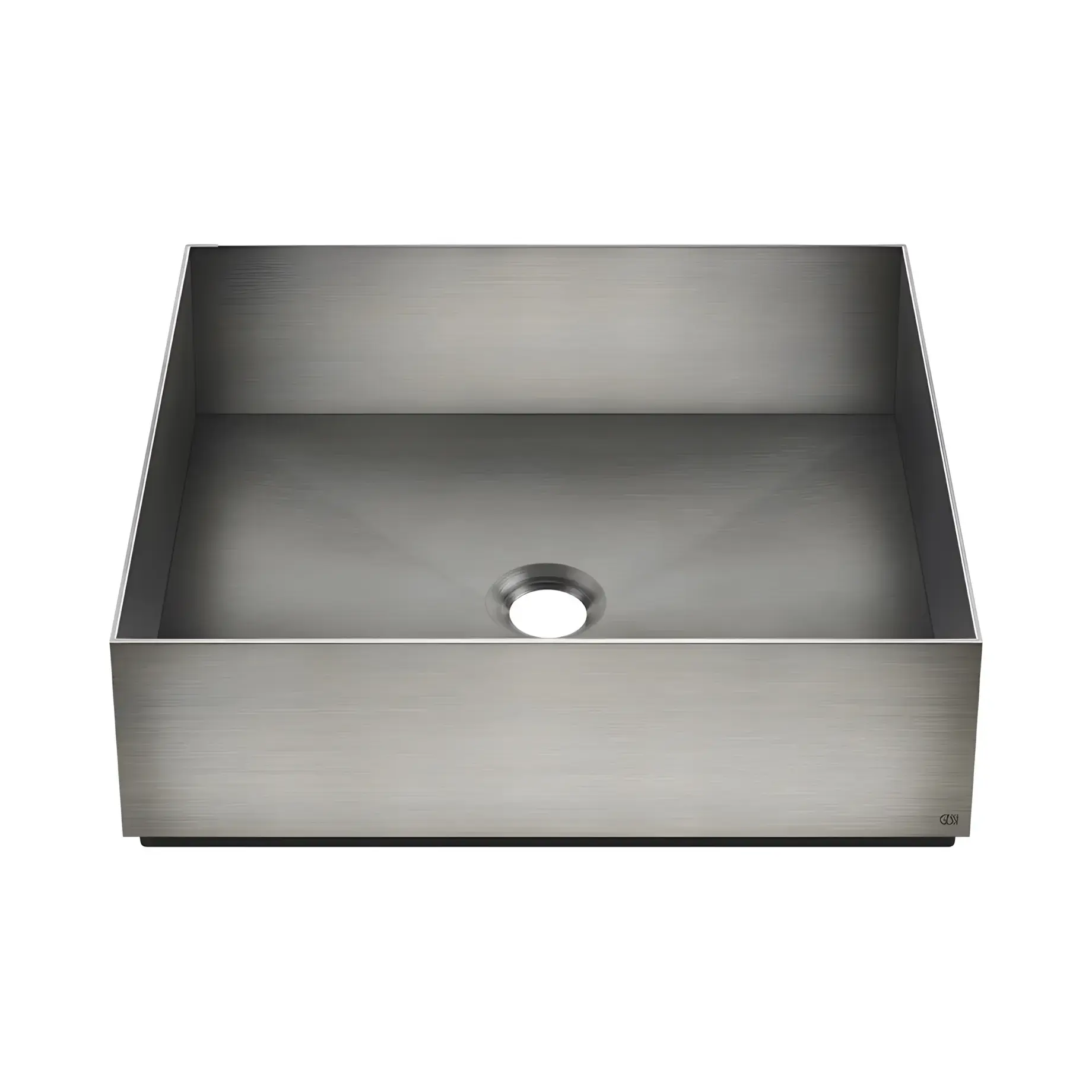 Раковина Gessi316 Производитель 54605-239 Steel Brushed 40 х 40 см — вид спереди
