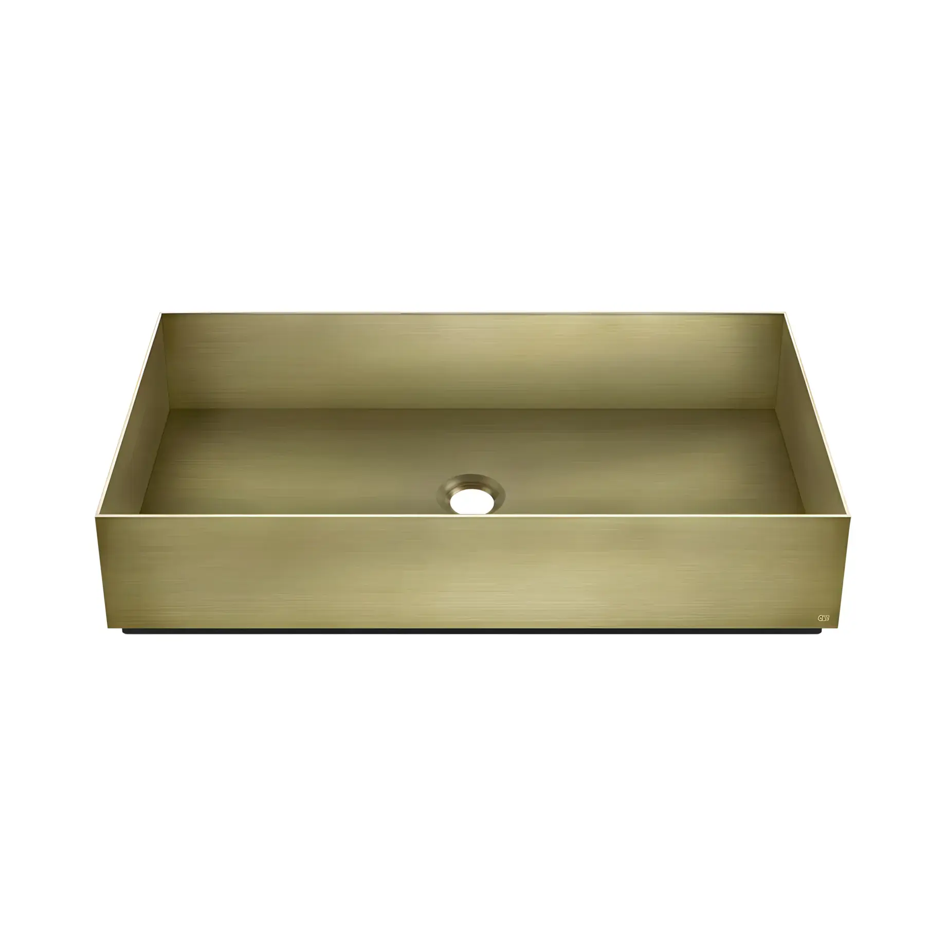 Раковина Gessi316 Производитель 54606-727 Brass Brushed PVD 60 х 35 см — вид спереди