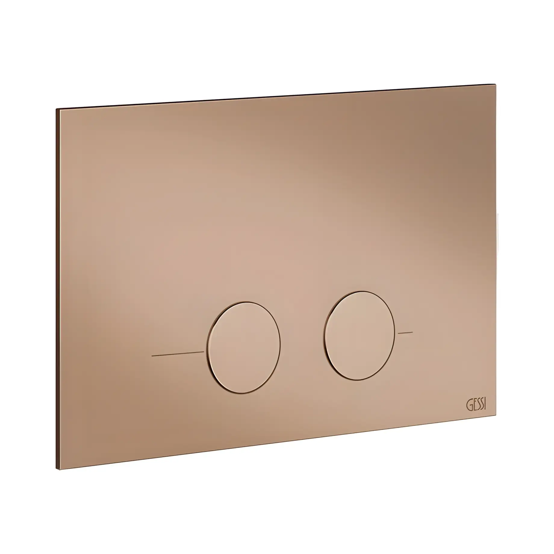 Змивна клавіша Gessi Виробник 54611-030 COPPER PVD — вид спереду