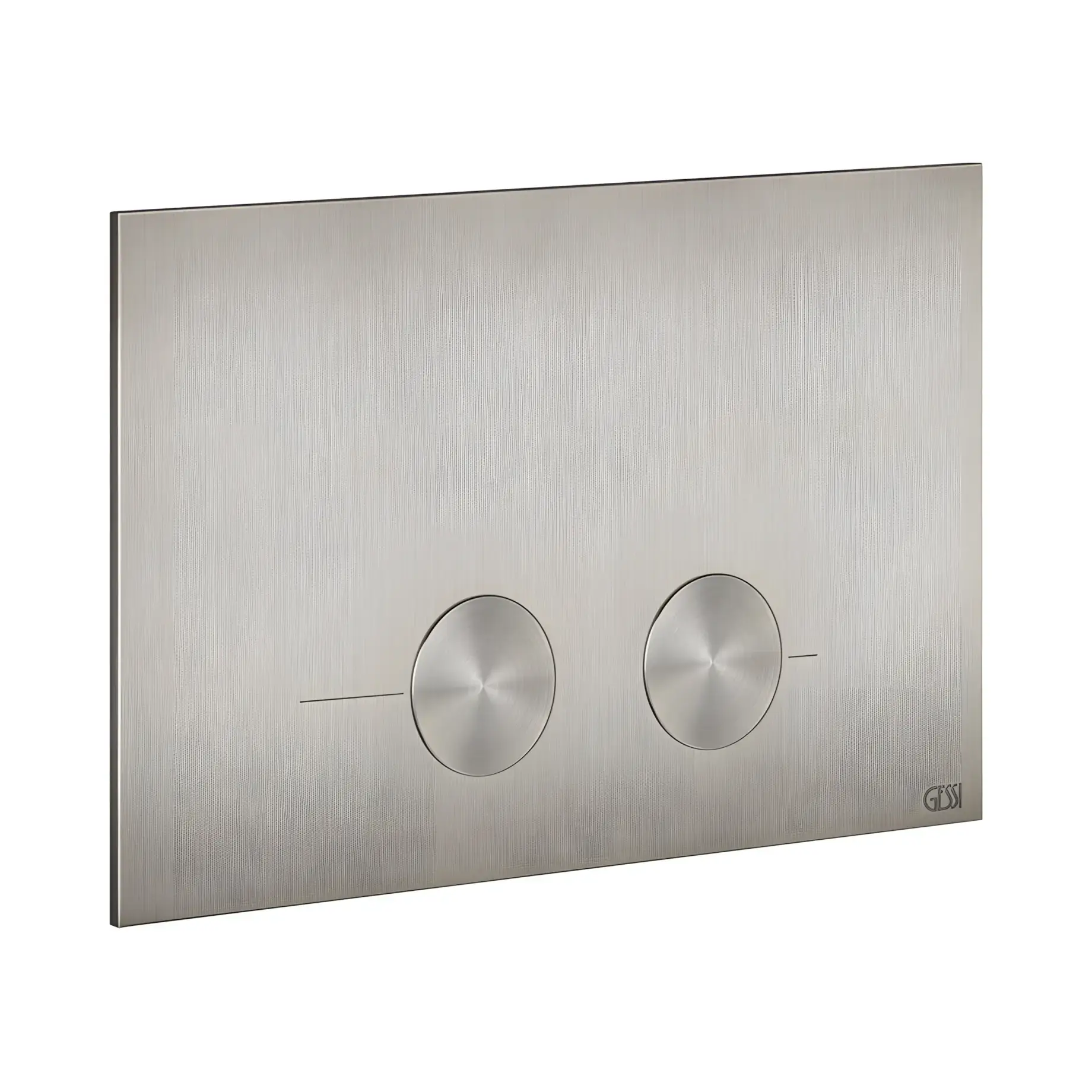 Змивна клавіша Gessi Виробник 54611-239 Steel Brushed — вид спереду