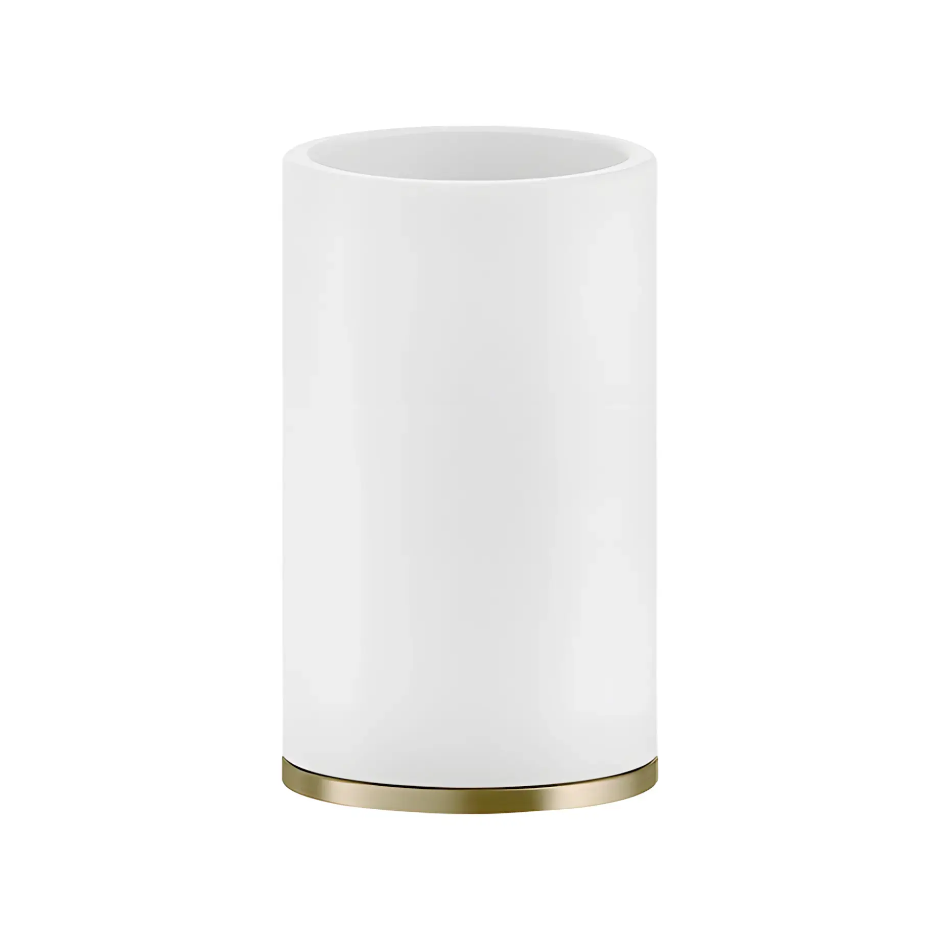 Склянка для зубних щіток Ventaglio Виробник 58531-727 Brass Brushed PVD — бічний ракурс