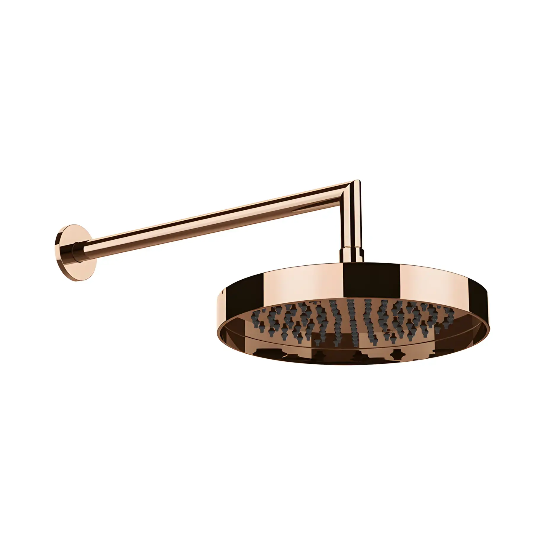 Верхній душ Tondo Виробник 63045-030 COPPER PVD Ø25 см — вид спереду