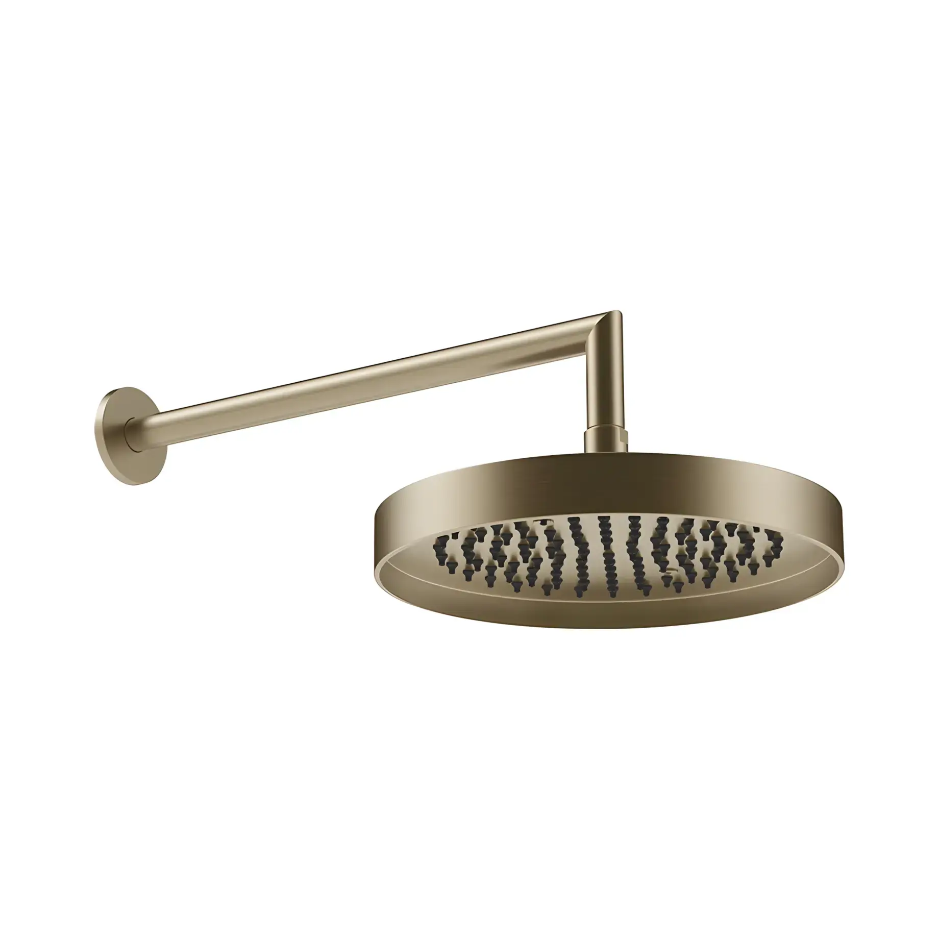 Верхній душ Tondo Виробник 63045-149 Finox Brushed Nickel Ø25 см — вид спереду