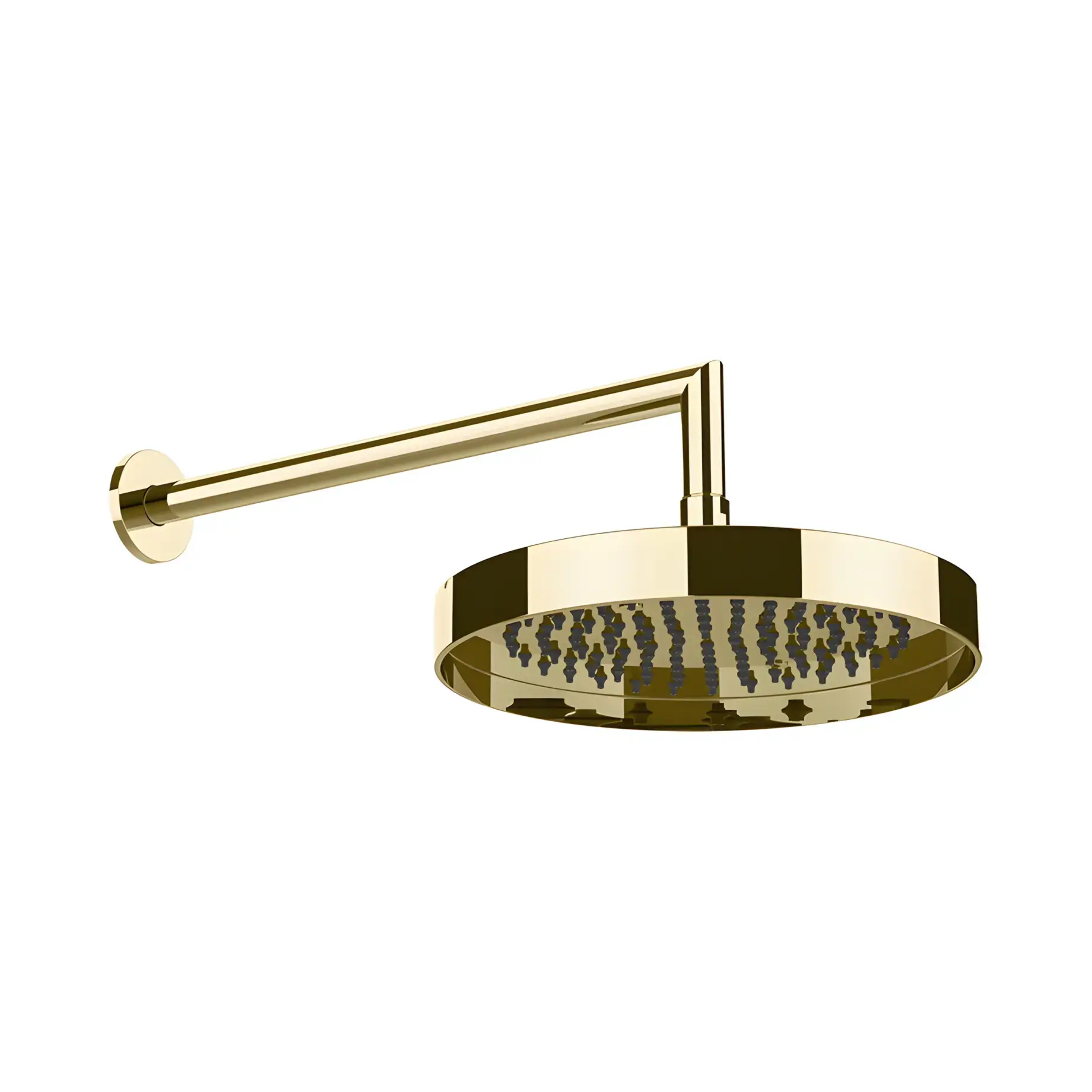 Верхній душ Tondo Виробник 63045-710 Brass PVD Ø25 см — вид спереду