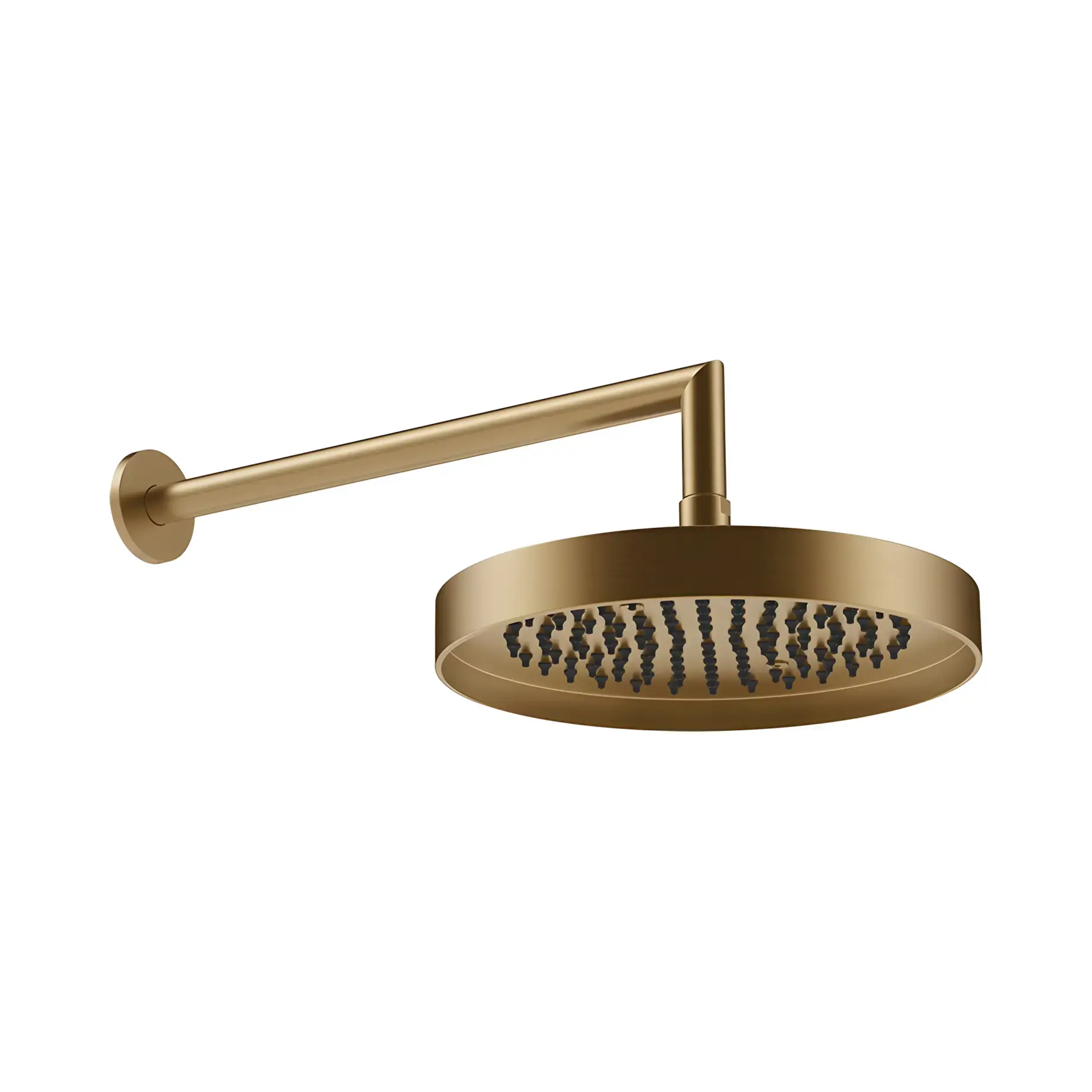 Верхній душ Tondo Виробник 63045-726 Warm Bronze Br. PVD Ø25 см — вид спереду