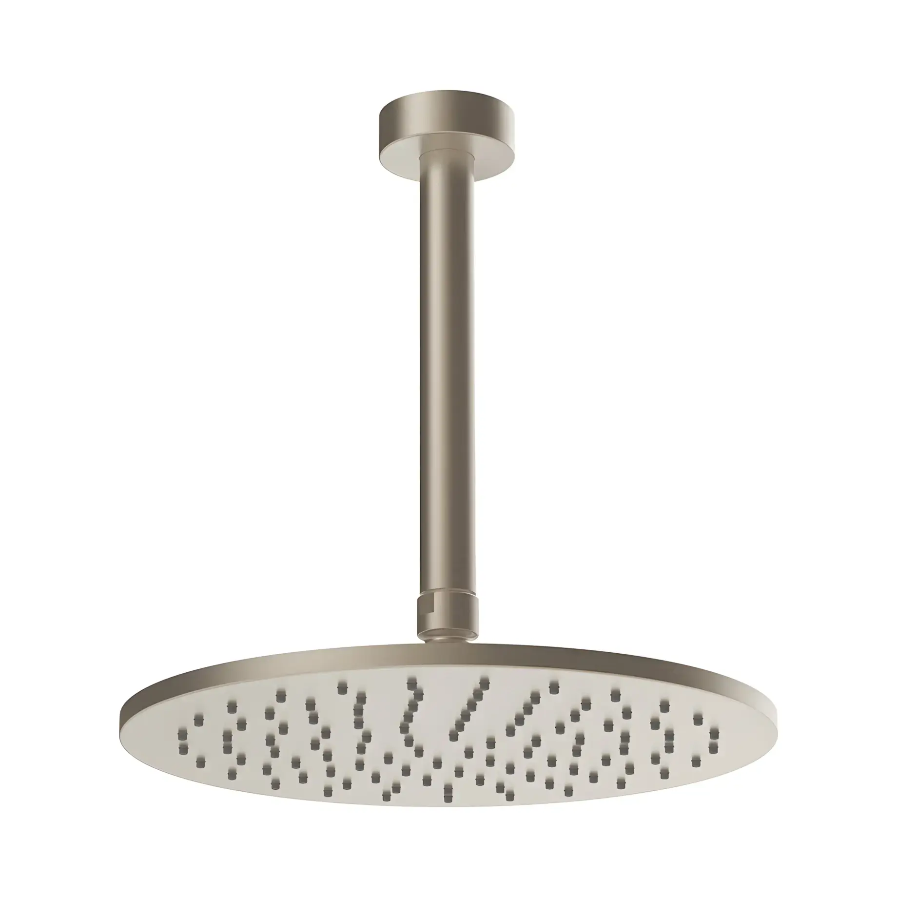 Верхній душ Ventaglio Виробник 63352-149 Finox Brushed Nickel Ø25 см — вид спереду