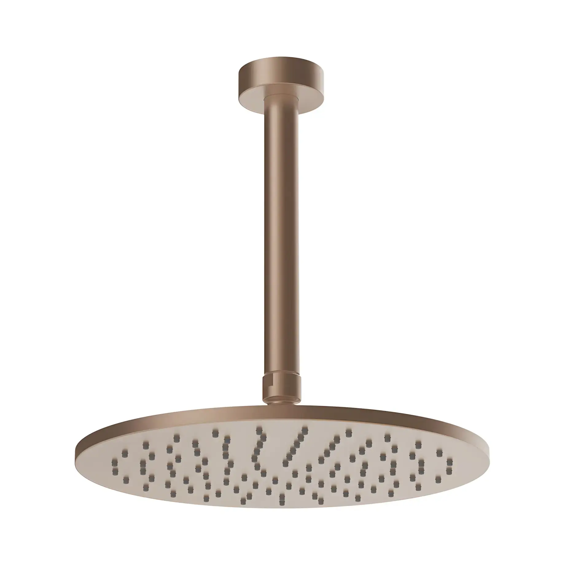 Верхній душ Ventaglio Виробник 63352-708 Copper Brushed PVD Ø25 см — вид спереду