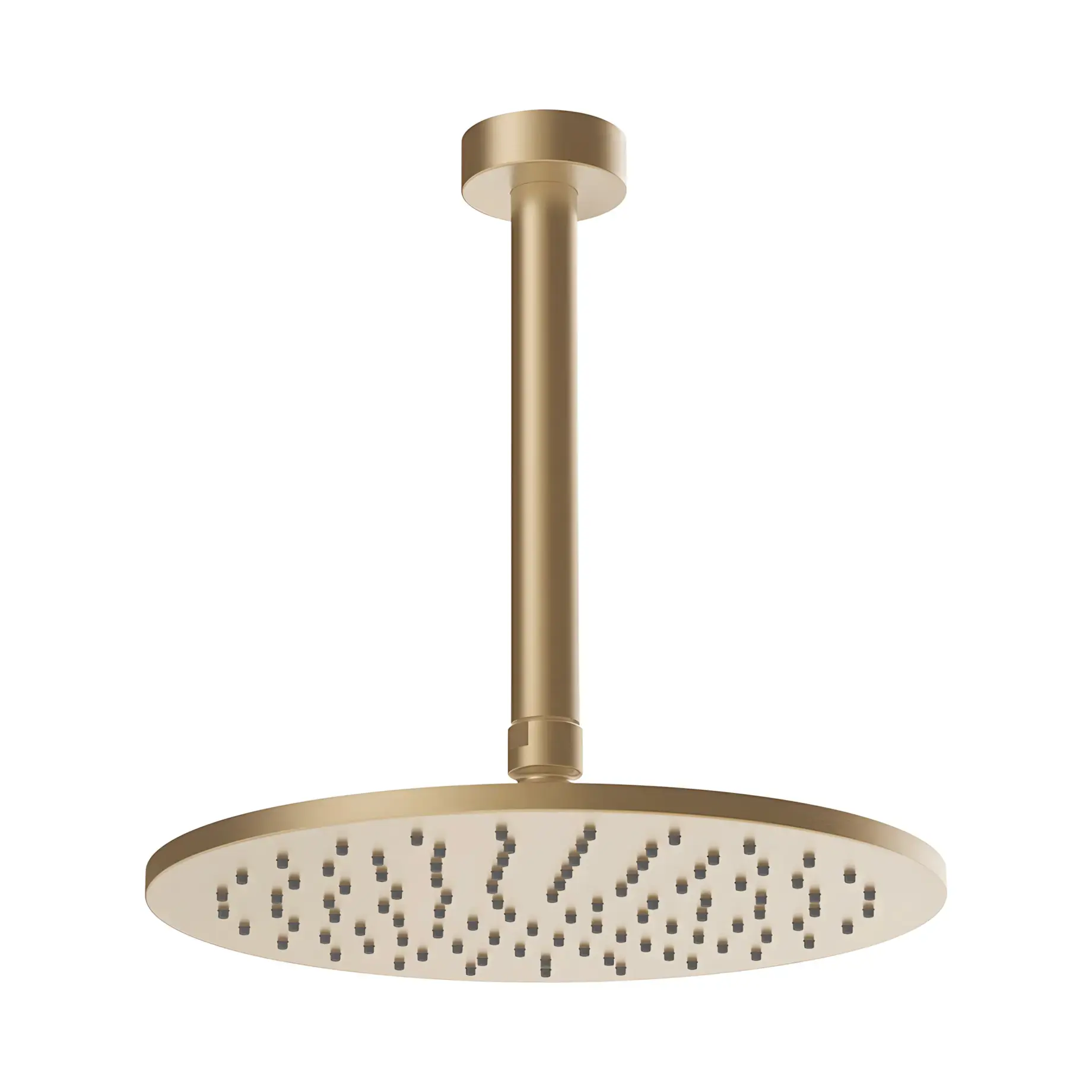 Верхній душ Ventaglio Виробник 63352-726 Warm Bronze Br. PVD Ø25 см — вид спереду