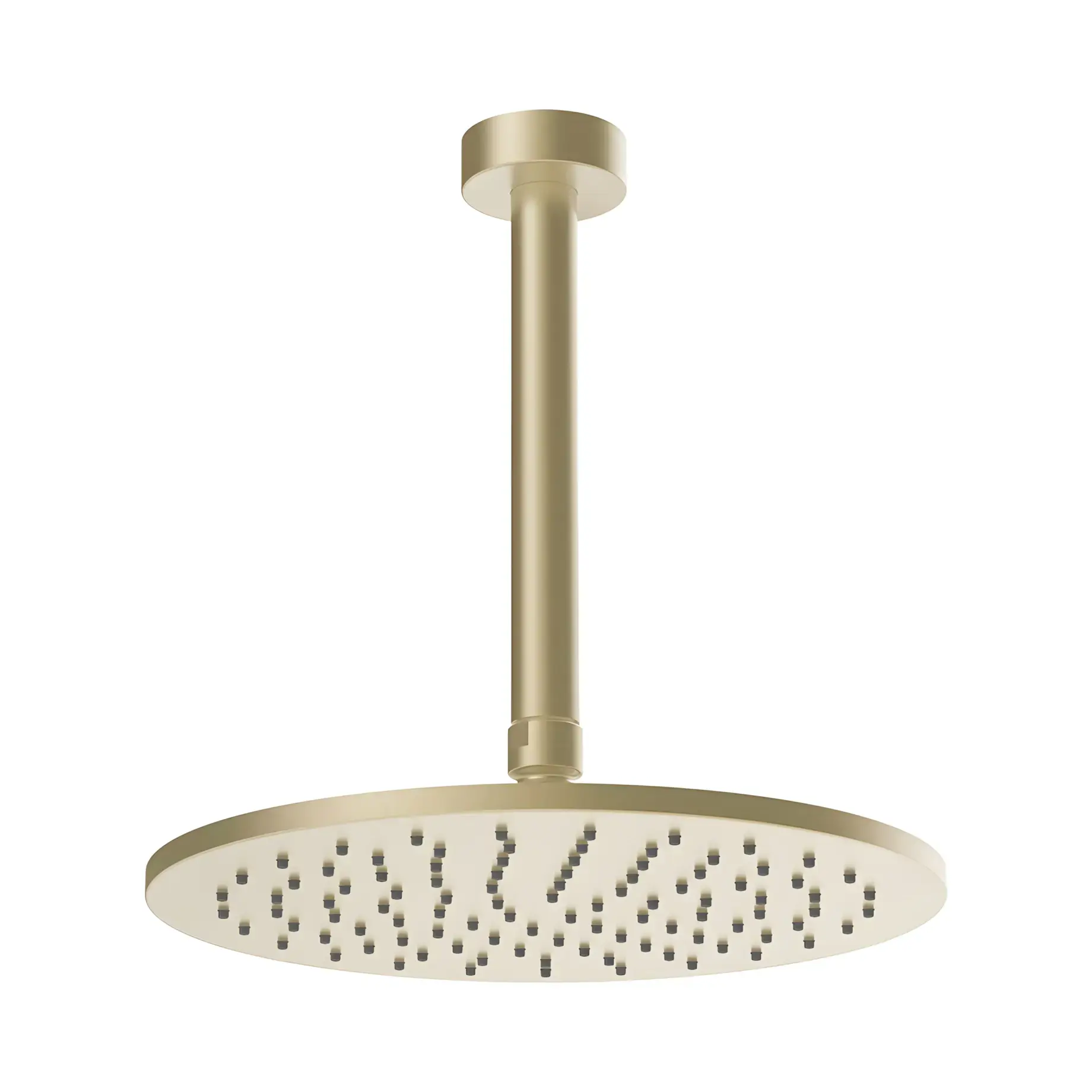 Верхній душ Ventaglio Виробник 63352-727 Brass Brushed PVD Ø25 см — вид спереду