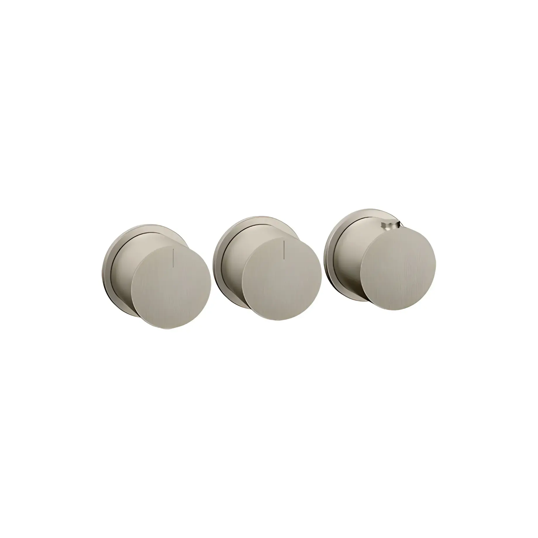 Змішувач для душу Ventaglio Виробник 63434-149 Finox Brushed Nickel — вид спереду