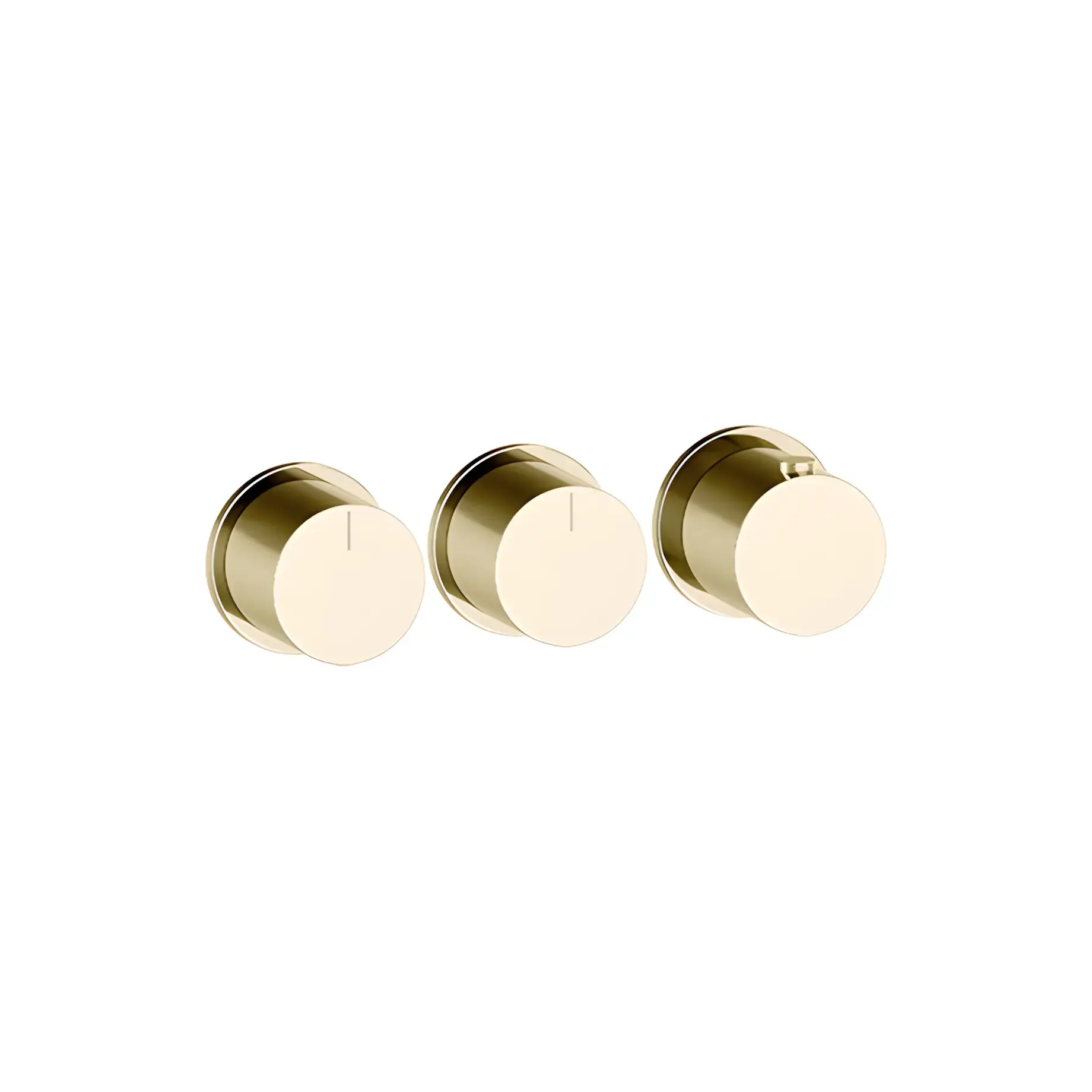 Змішувач для душу Ventaglio Виробник 63434-710 Brass PVD — вид спереду