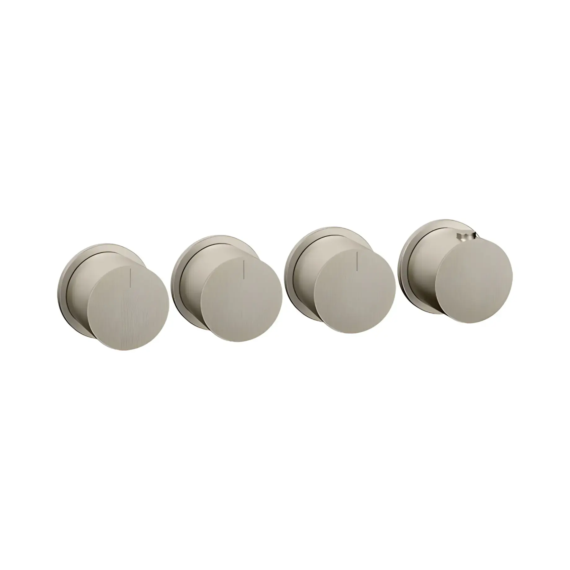 Змішувач для душу Ventaglio Виробник 63436-149 Finox Brushed Nickel — вид спереду
