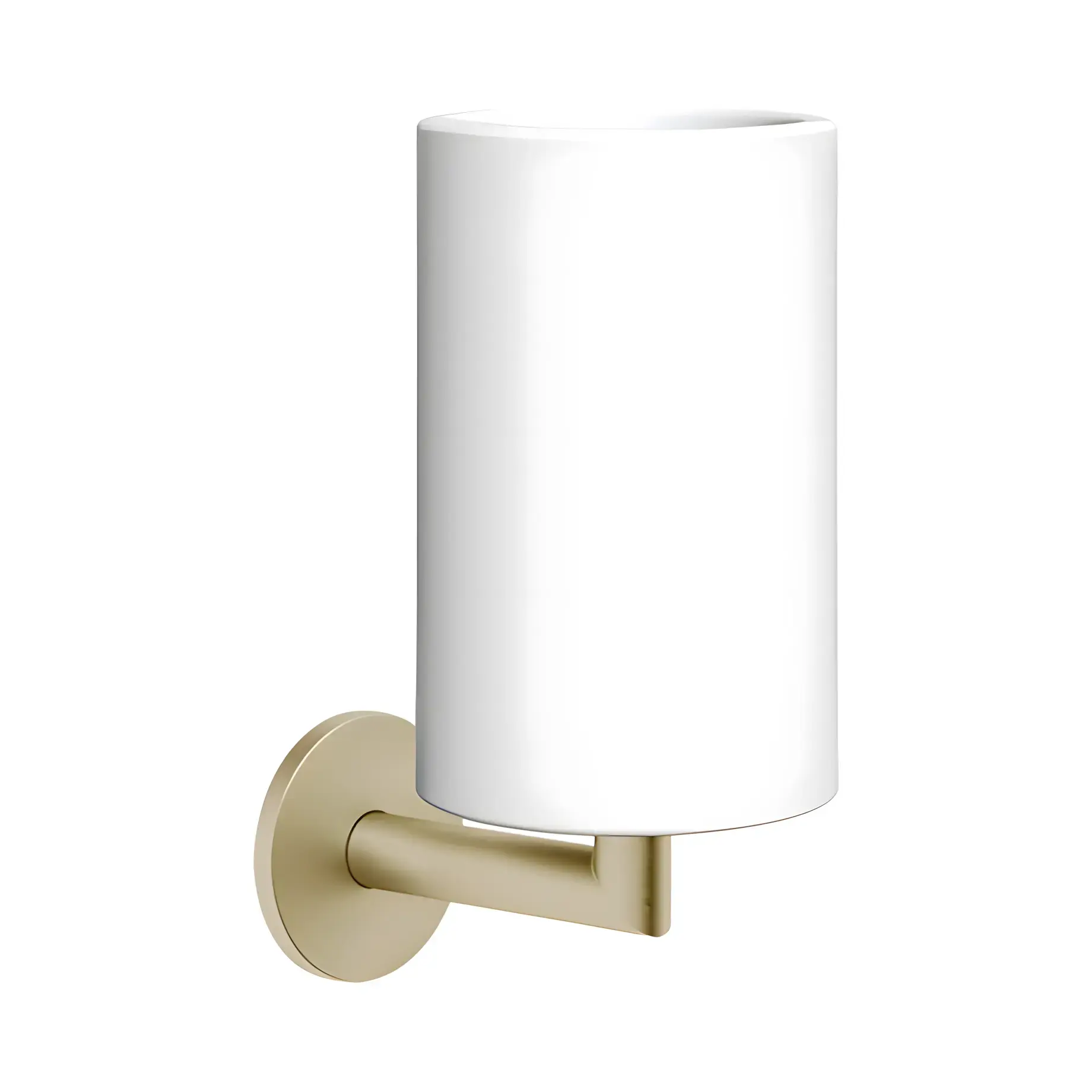 Склянка для зубних щіток Ventaglio Виробник 63607-727 Brass Brushed PVD — бічний ракурс