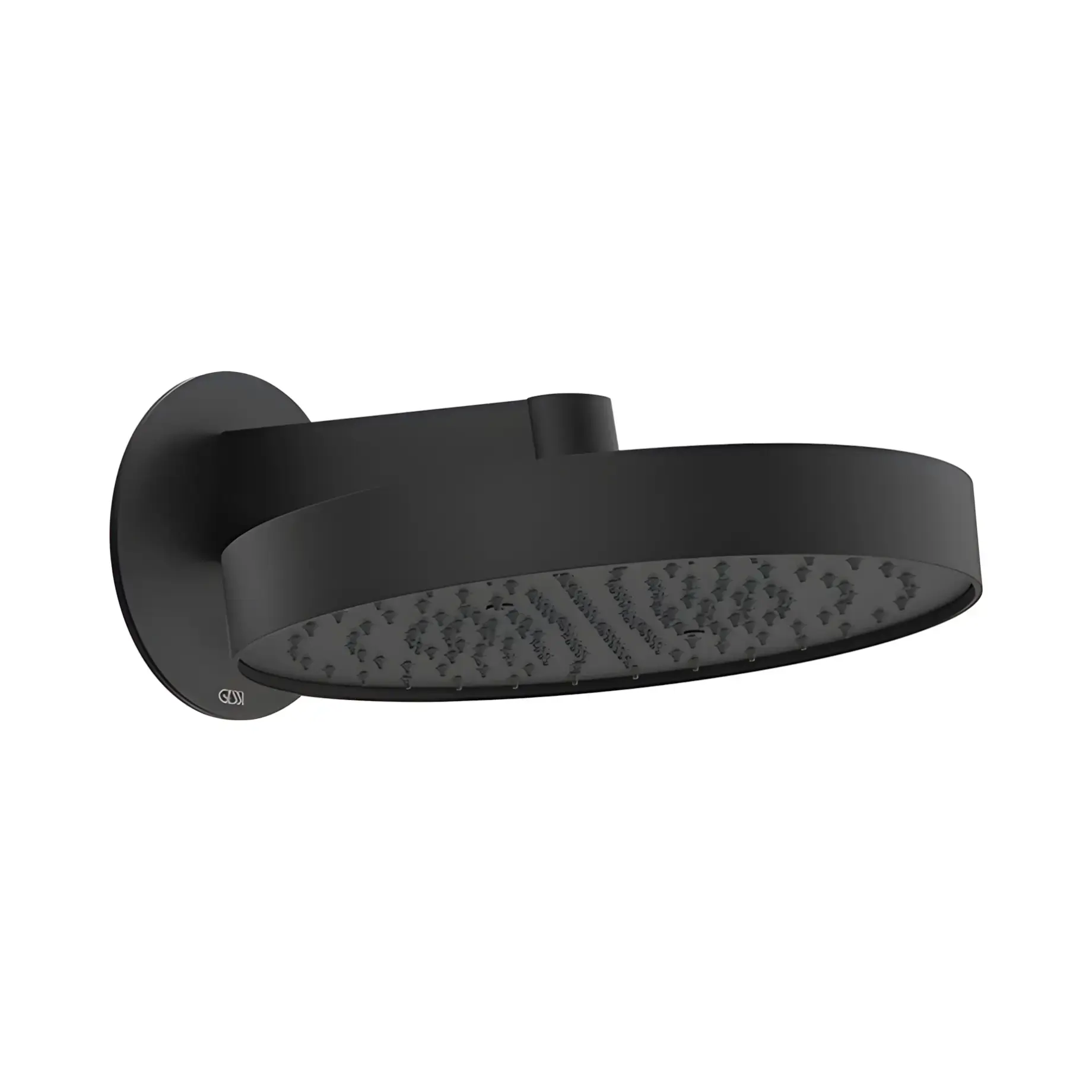 Верхній душ Ventaglio Виробник 66049-299 Matte Black Ø30 см — вид спереду