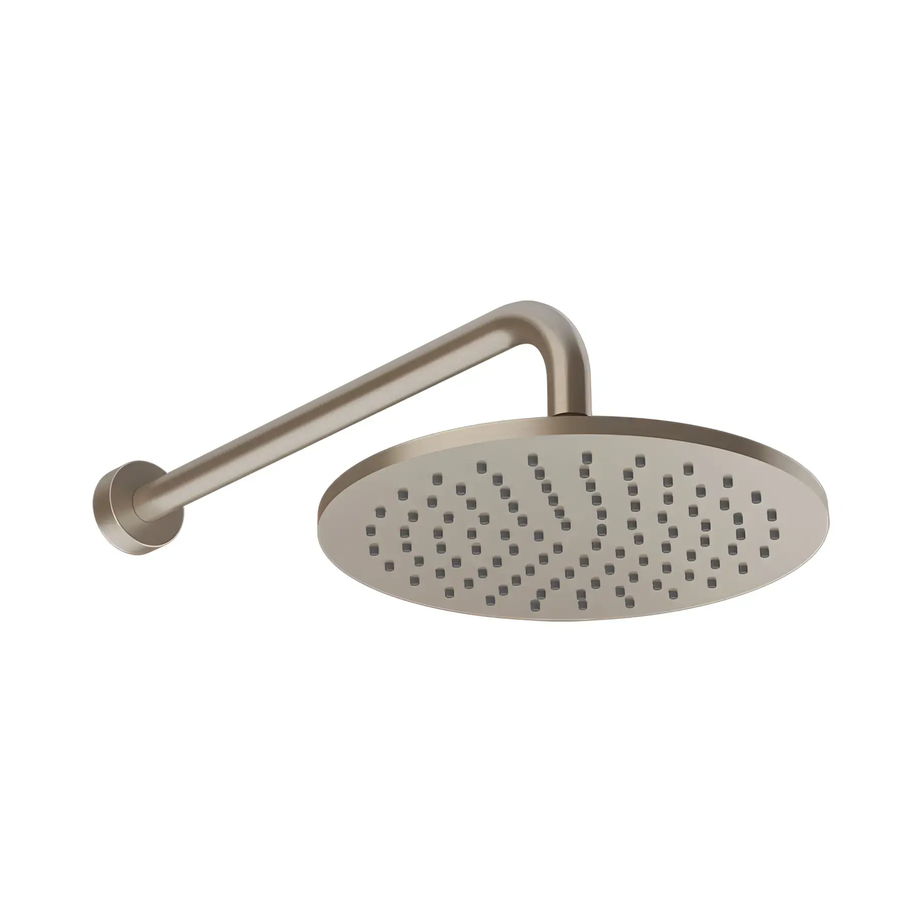 Верхній душ Origini Виробник 66148-149 Finox Brushed Nickel Ø25 см — вид спереду