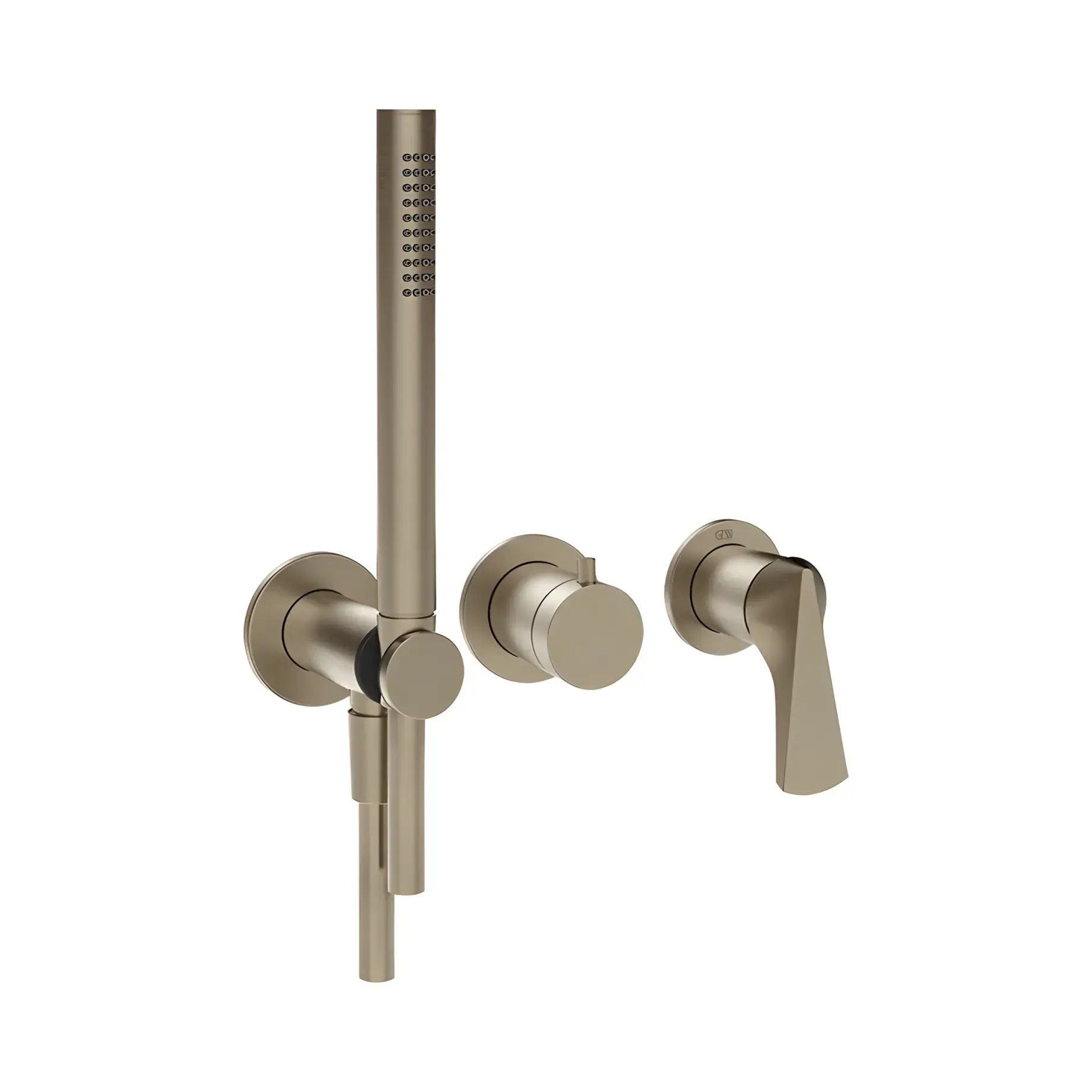 Змішувач для душу Ventaglio Виробник 72036-149 Finox Brushed Nickel — вид спереду