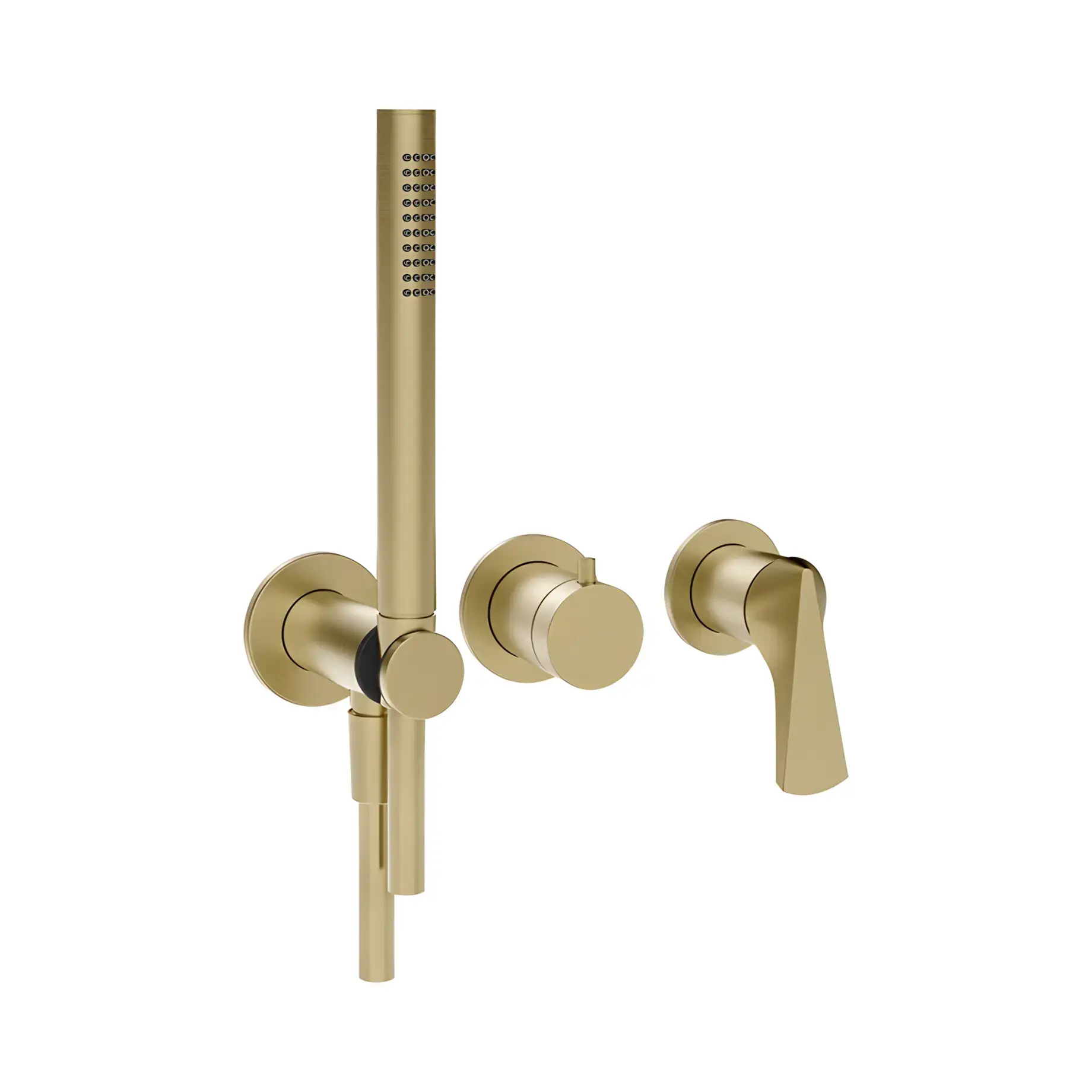 Змішувач для душу Ventaglio Виробник 72036-727 Brass Brushed PVD — вид спереду