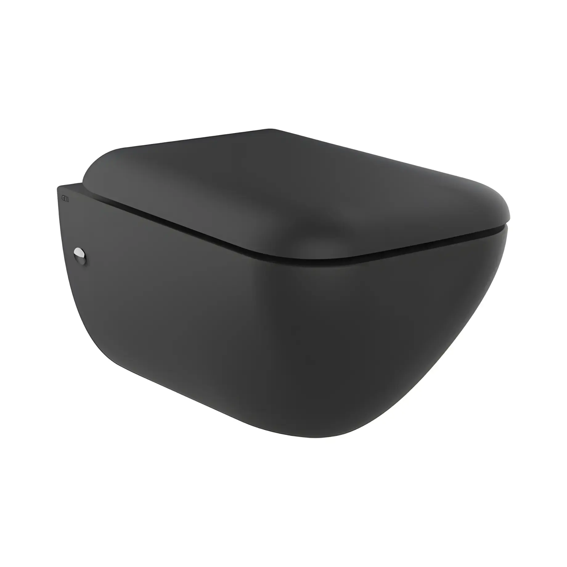 Підвісний унітаз Goccia Виробник 39113-532 MATT BLACK CERAMIC — вид спереду