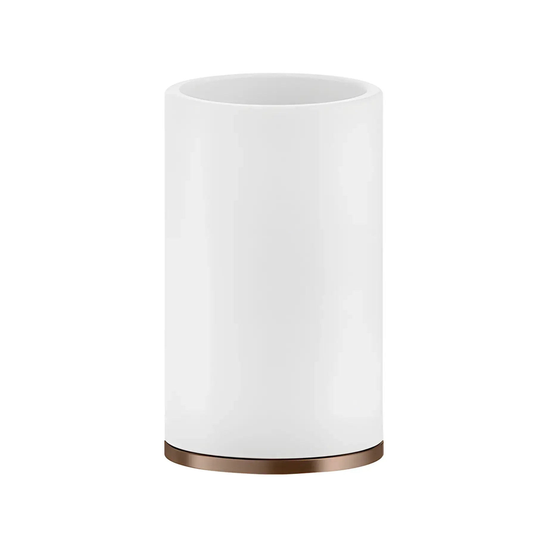 Склянка для зубних щіток Ventiglio Виробник 58531-708 Copper Brushed PVD — бічний ракурс