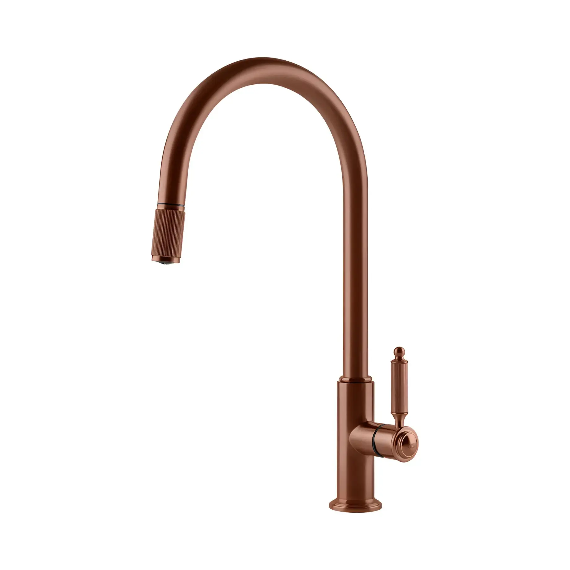 Змішувач для кухні Venti20 Gessi 60622-708 Copper Brushed PVD — вид на білому тлі