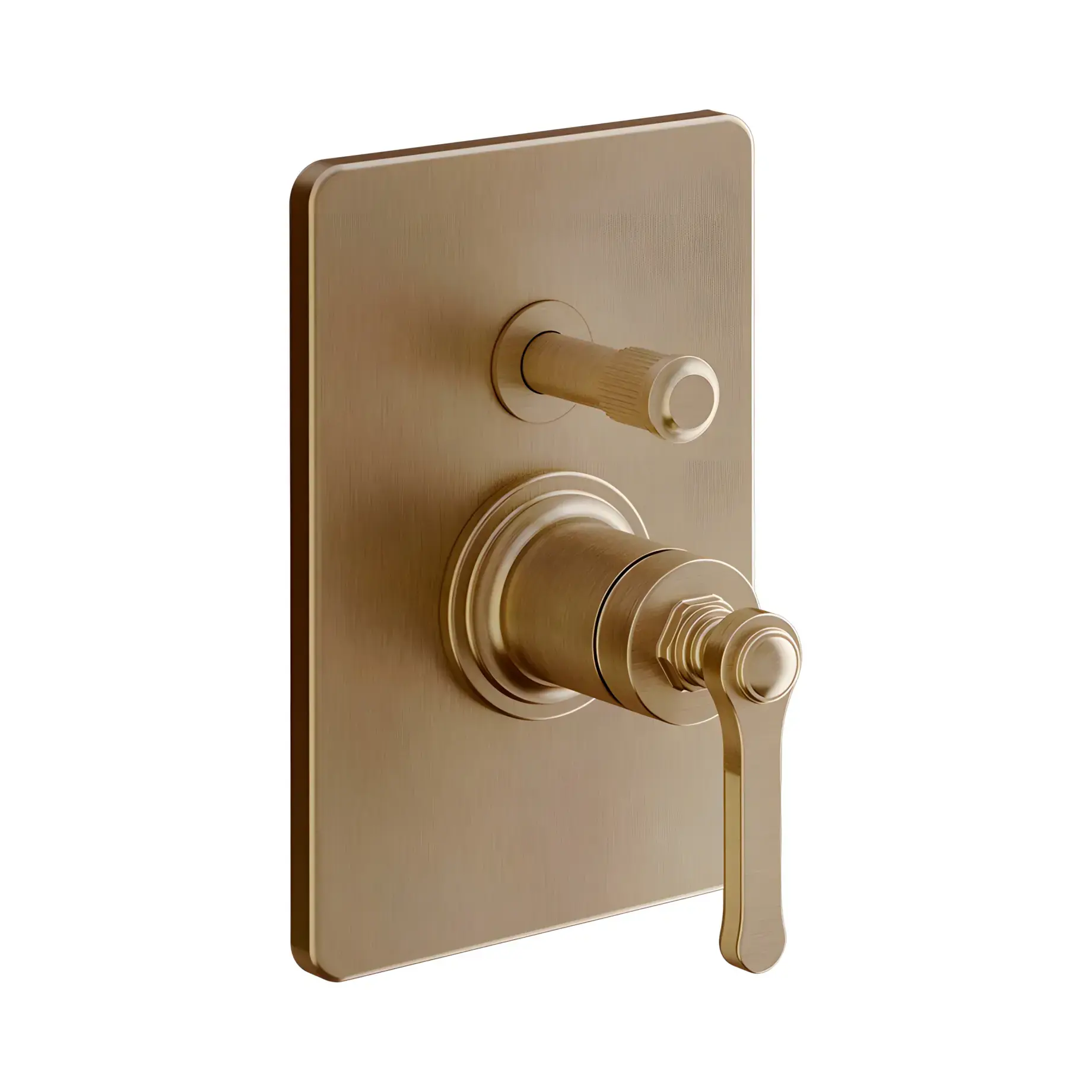 Змішувач для душу Venti20 Gessi 65079-791 Deep Bronze Brushed PVD — вид спереду