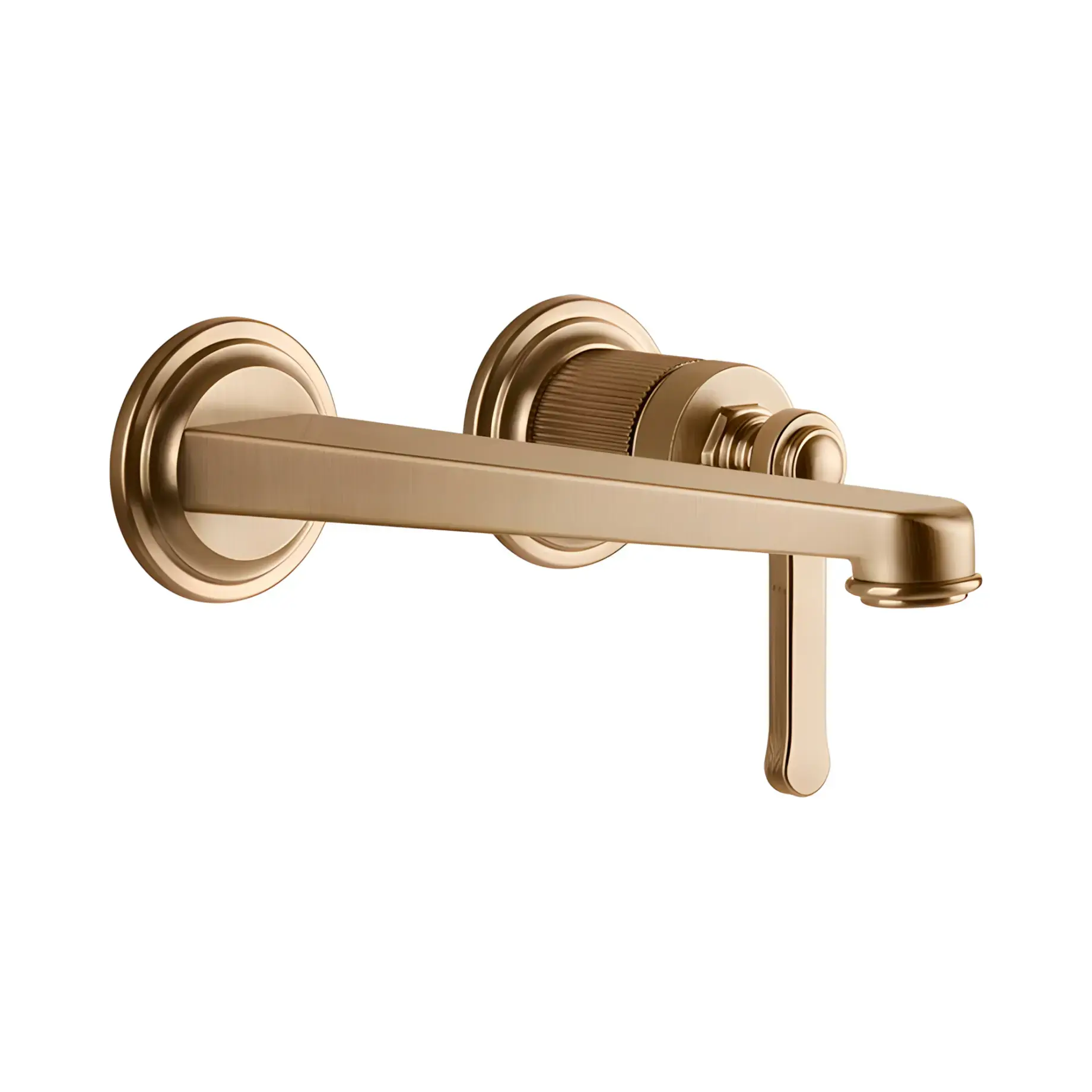 Змішувач для раковини Venti20 Виробник 65089-726 Warm Bronze Br. PVD — вид спереду