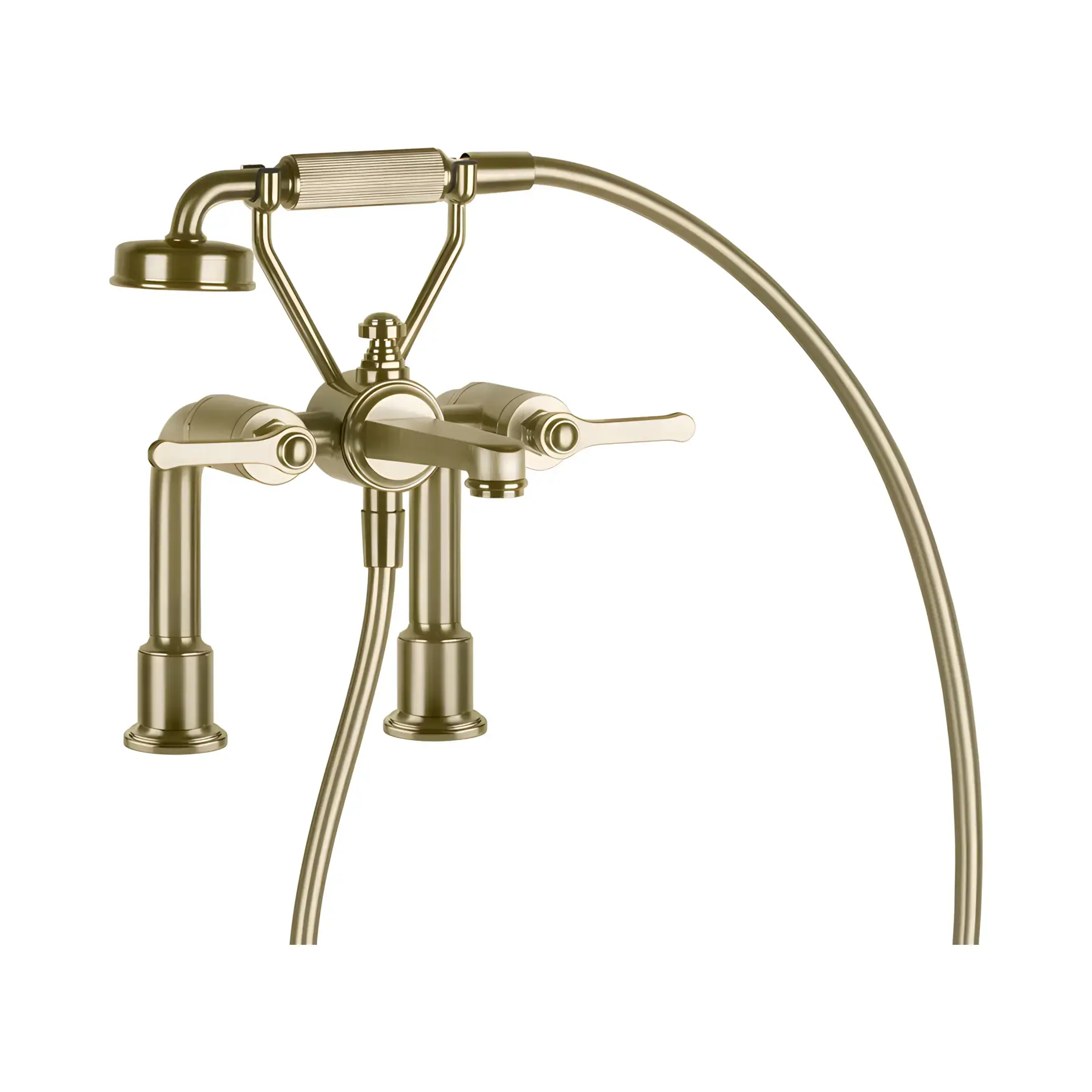 Змішувач для ванни Venti20 Виробник 65115-727 Brass Brushed PVD — вид спереду