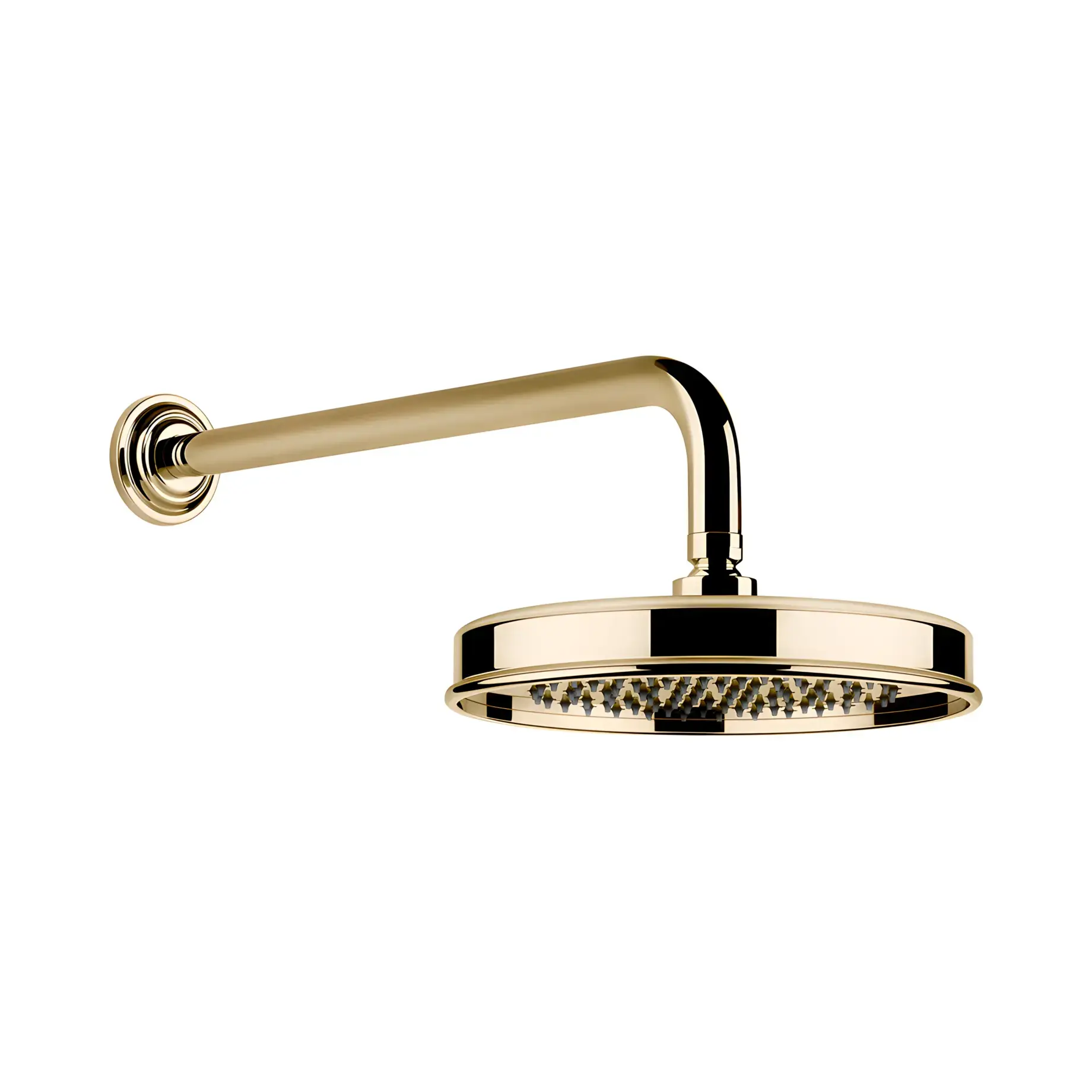 Верхній душ Venti20 Виробник 65148-710 Brass PVD Ø23 см — вид спереду
