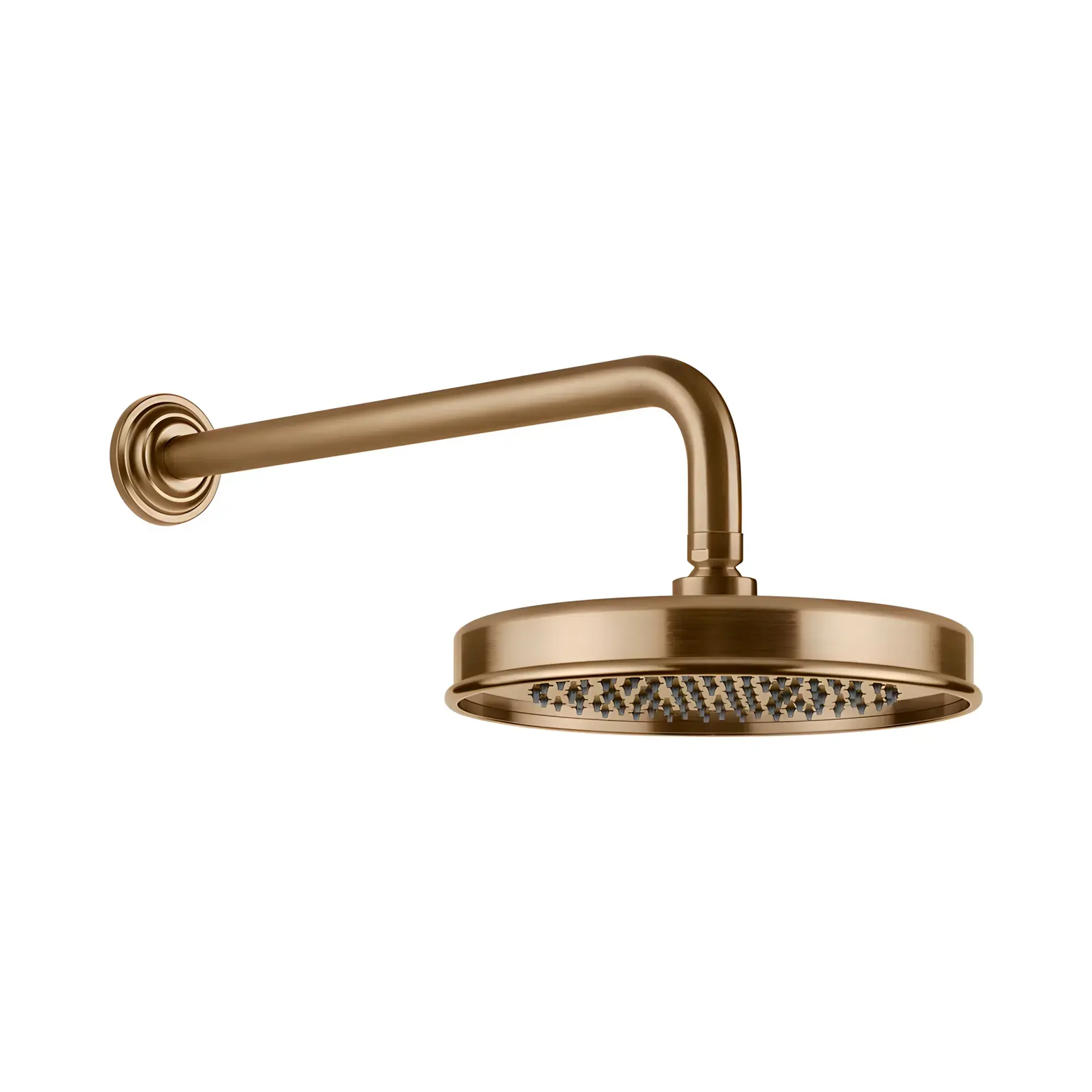 Верхній душ Venti20 Виробник 65148-726 Warm Bronze Br. PVD Ø23 см — вид спереду