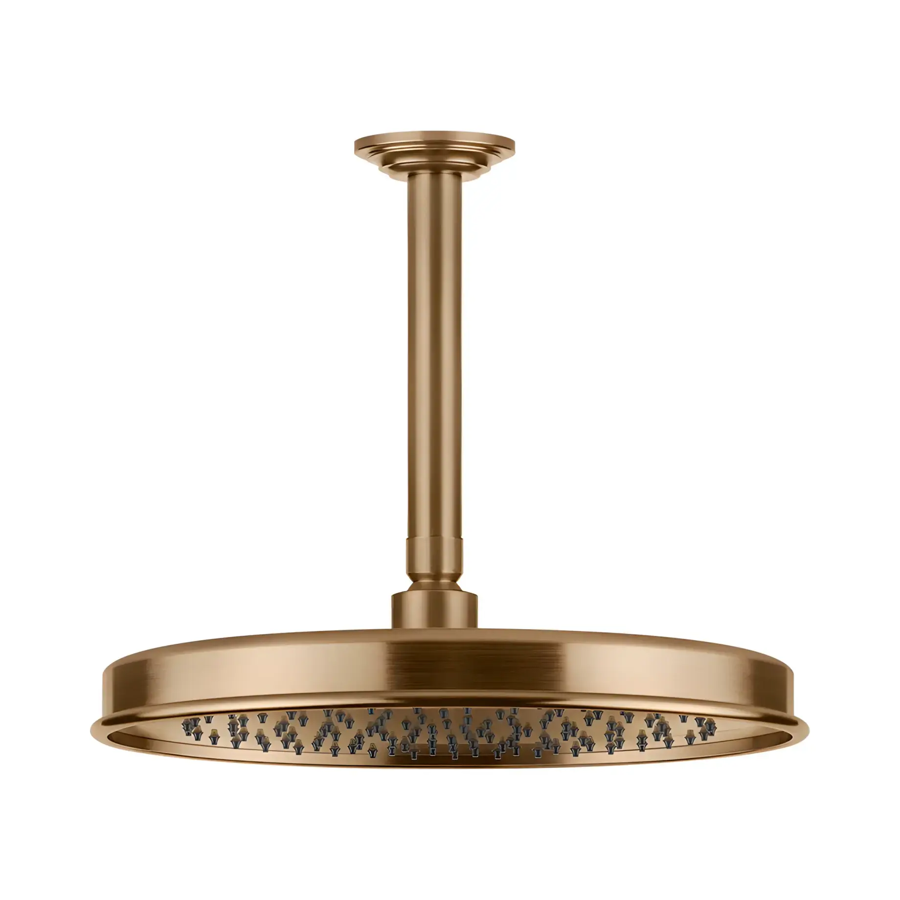 Верхній душ Venti20 Виробник 65153-726 Warm Bronze Br. PVD Ø33 см — вид спереду