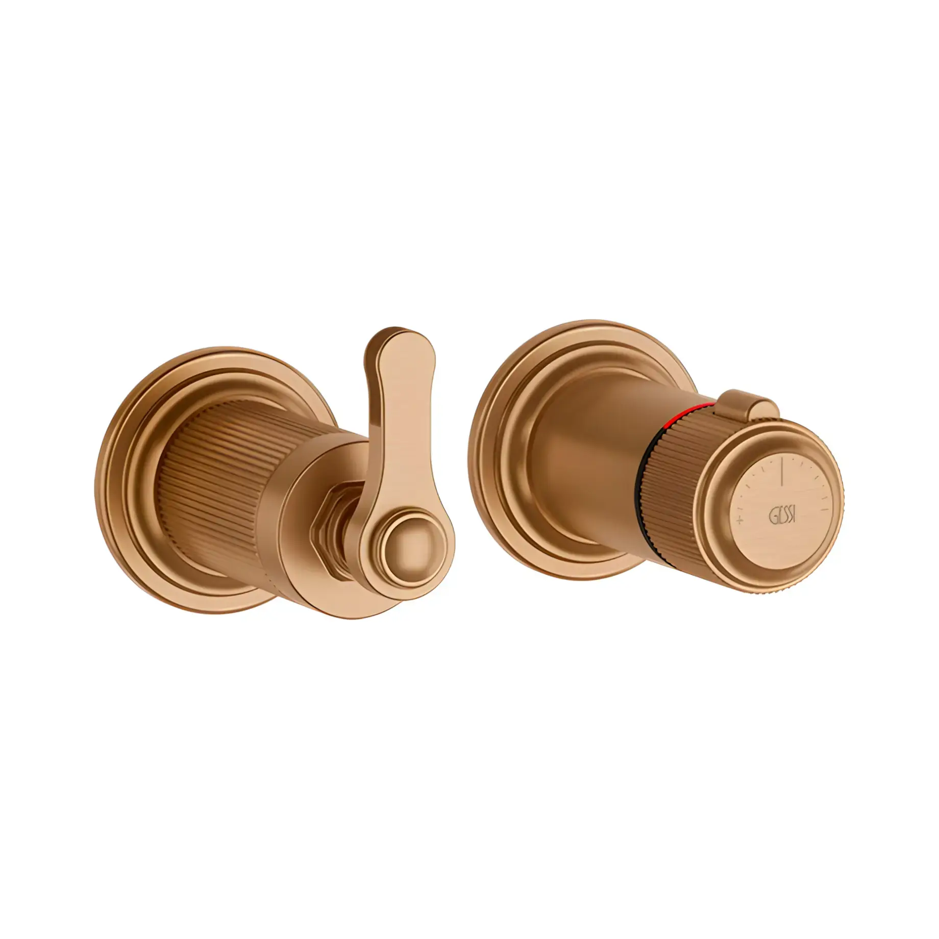 Змішувач для душу Venti20 Виробник 65235-726 Warm Bronze Br. PVD — вид спереду