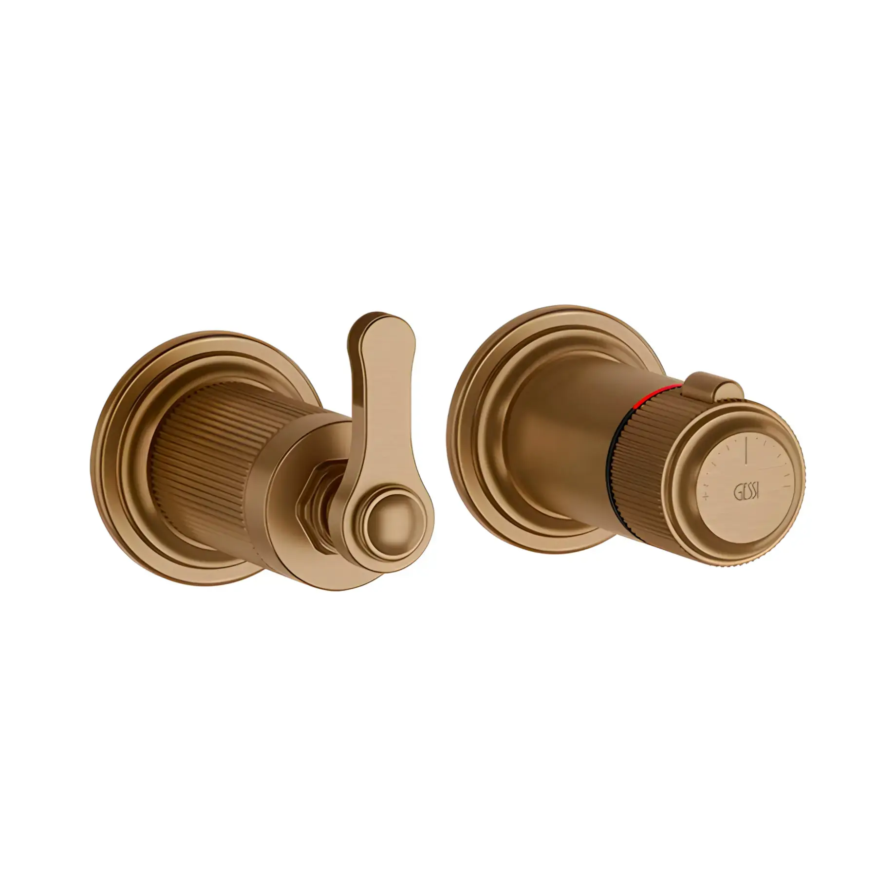 Змішувач для душу Venti20 Виробник 65235-791 Deep Bronze Brushed PVD — вид спереду