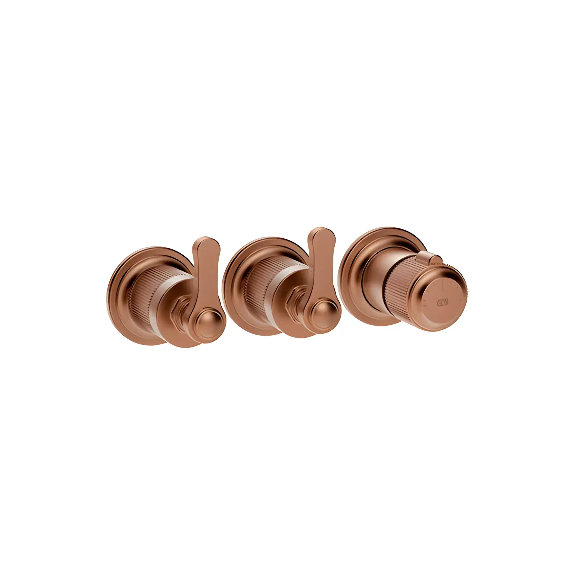 Змішувач для душу Venti20 Виробник 65334-708 Copper Brushed PVD — вид спереду