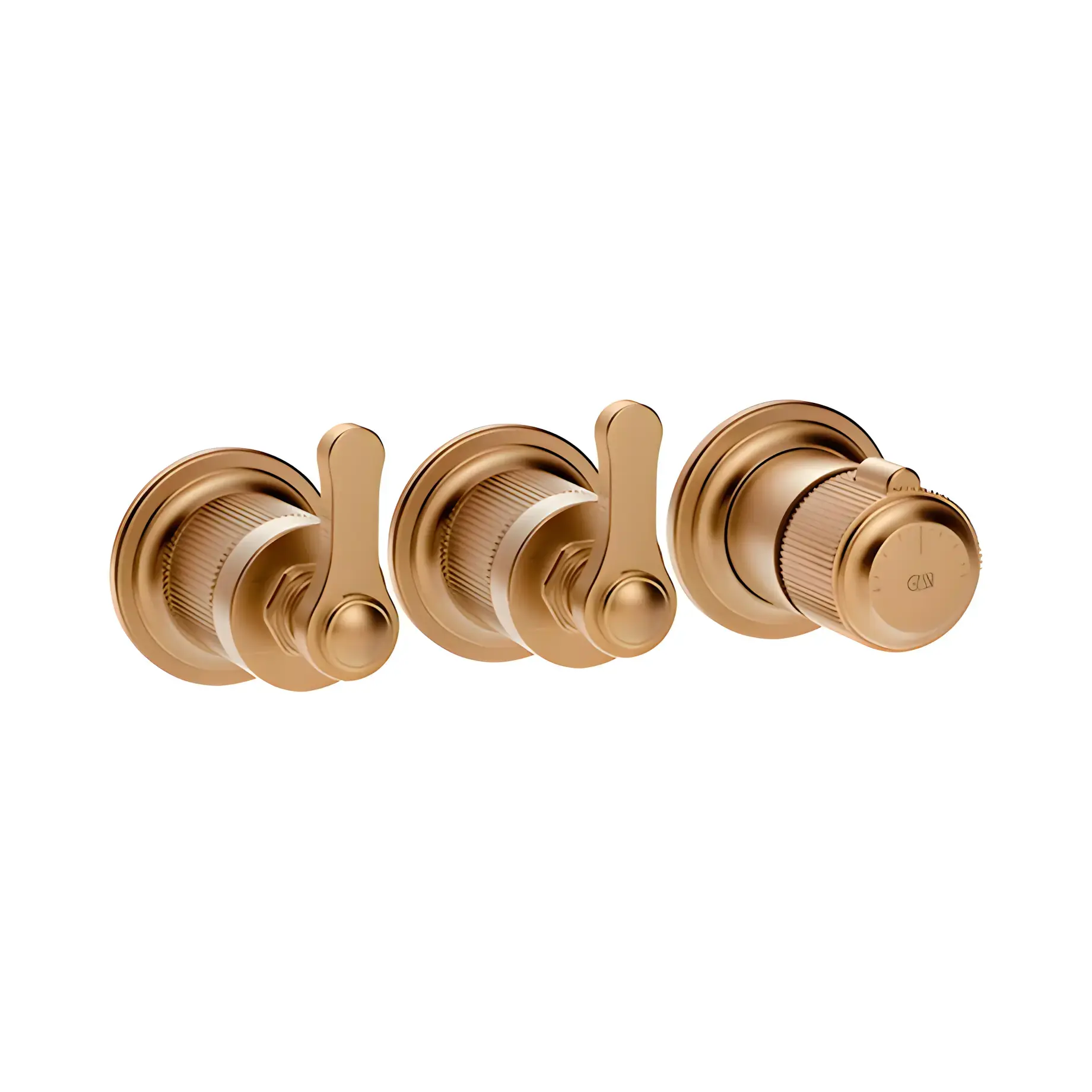 Змішувач для душу Venti20 Виробник 65334-726 Warm Bronze Br. PVD — вид спереду