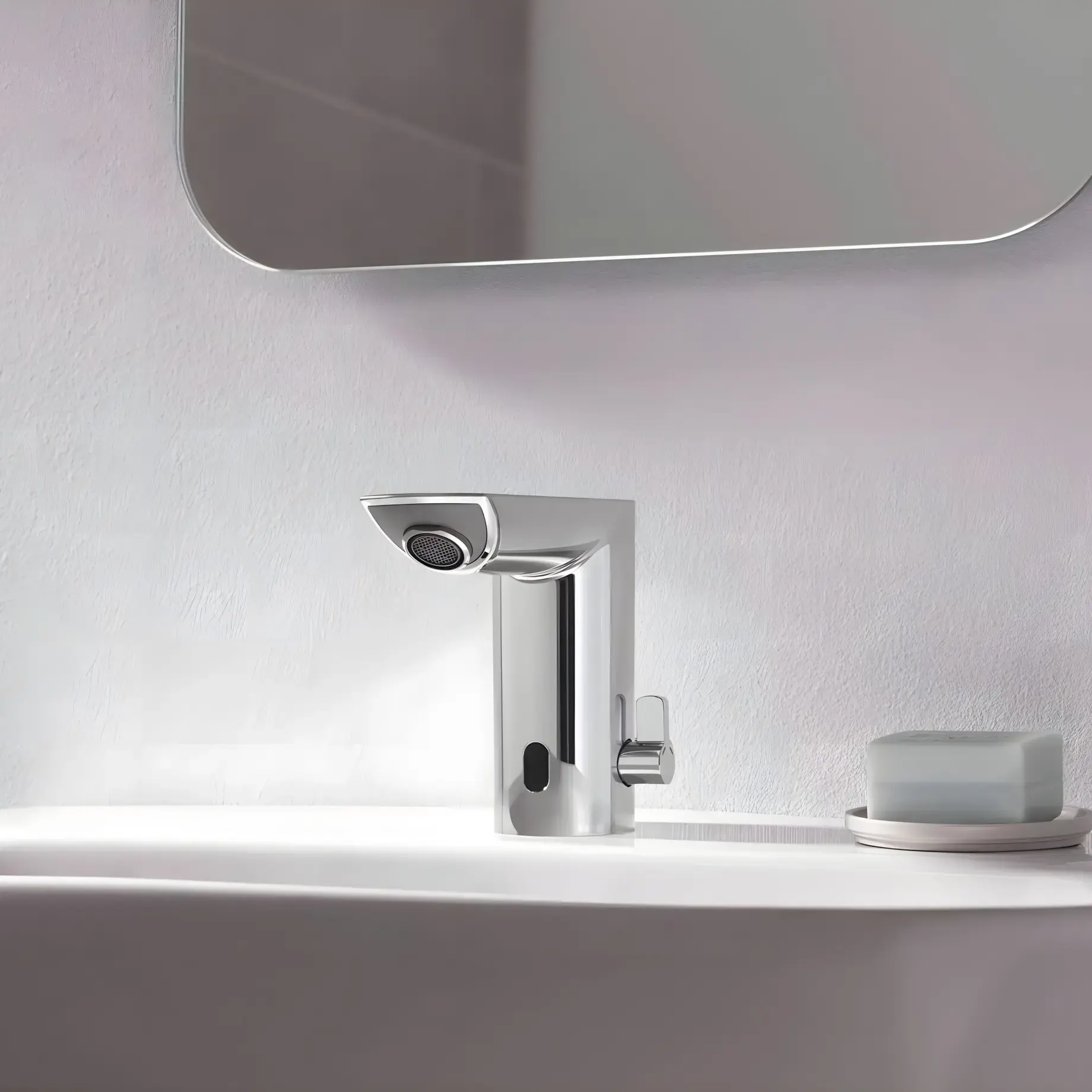 Змішувач для раковини електронний Bau Cosmopolitan E Grohe 36451000 — бічний ракурс