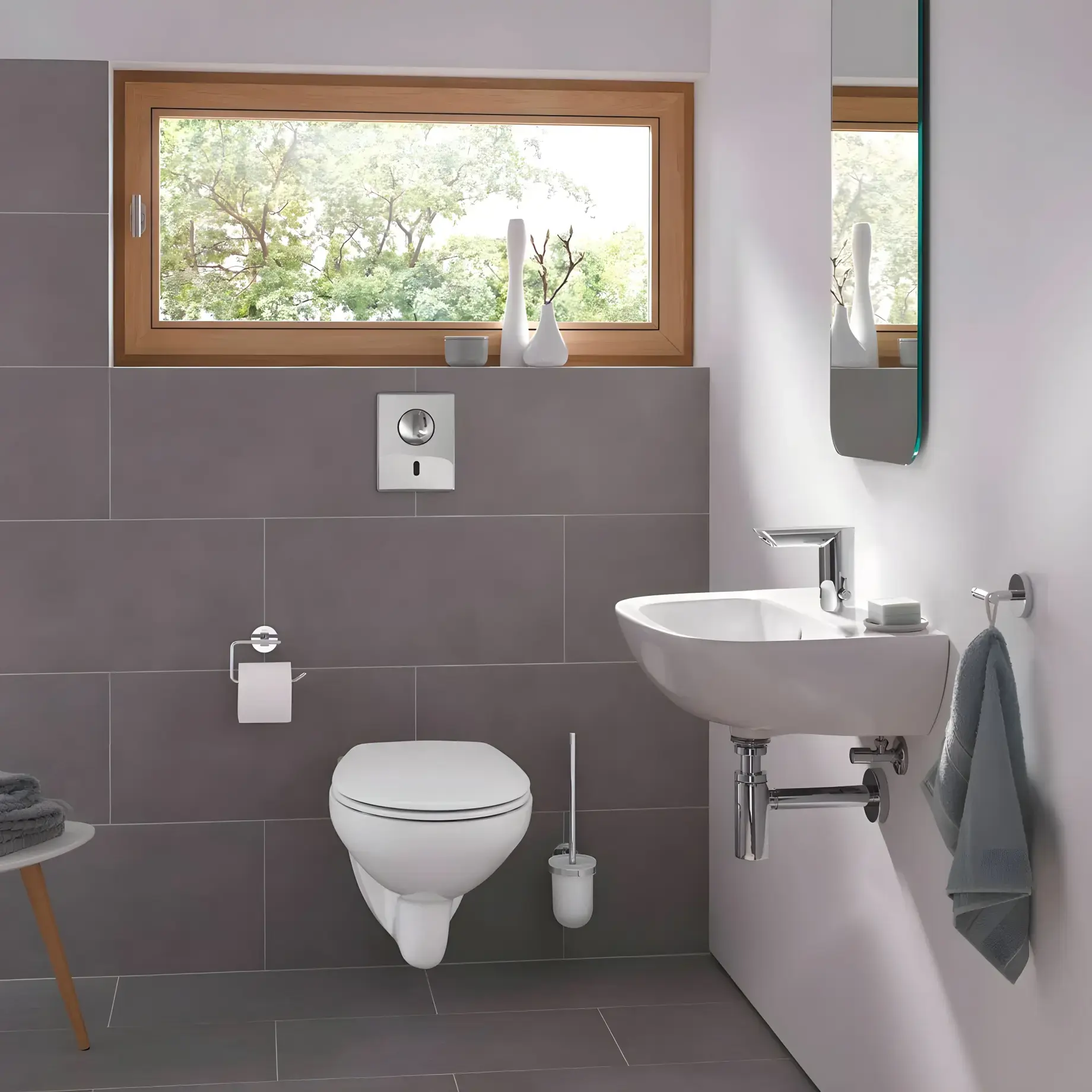 Змішувач для раковини електронний Bau Cosmopolitan E Grohe 36451000 — вид ззаду
