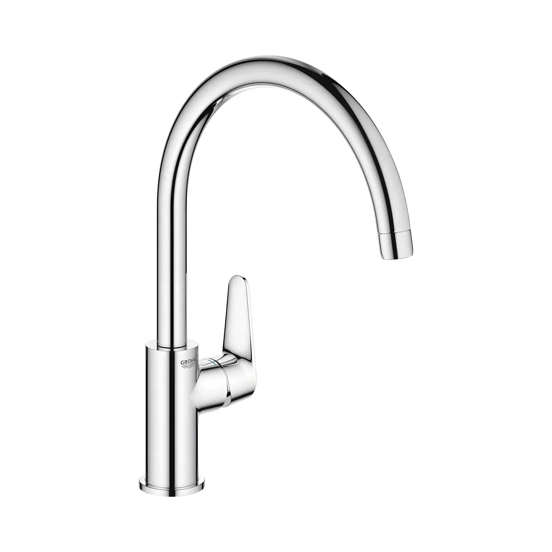Змішувач для кухні BauCurve Grohe 31231001 — вид на білому тлі