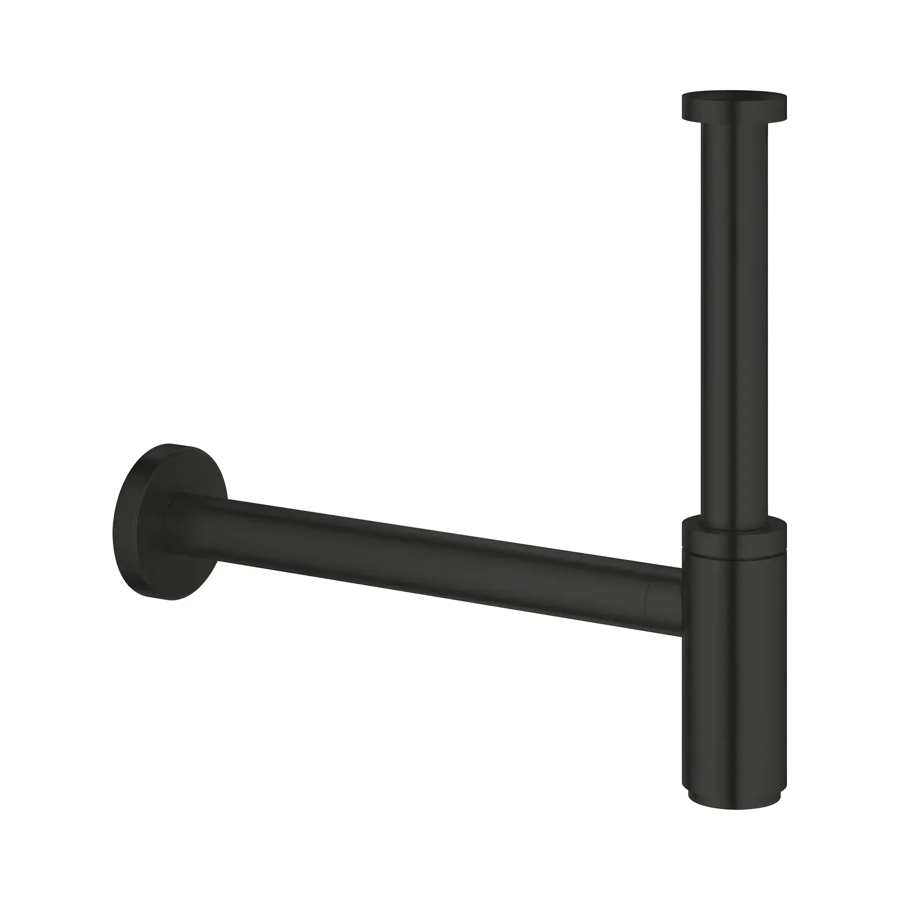 Сифон для раковини Grohe 295032430 Чорний — вид на білому тлі