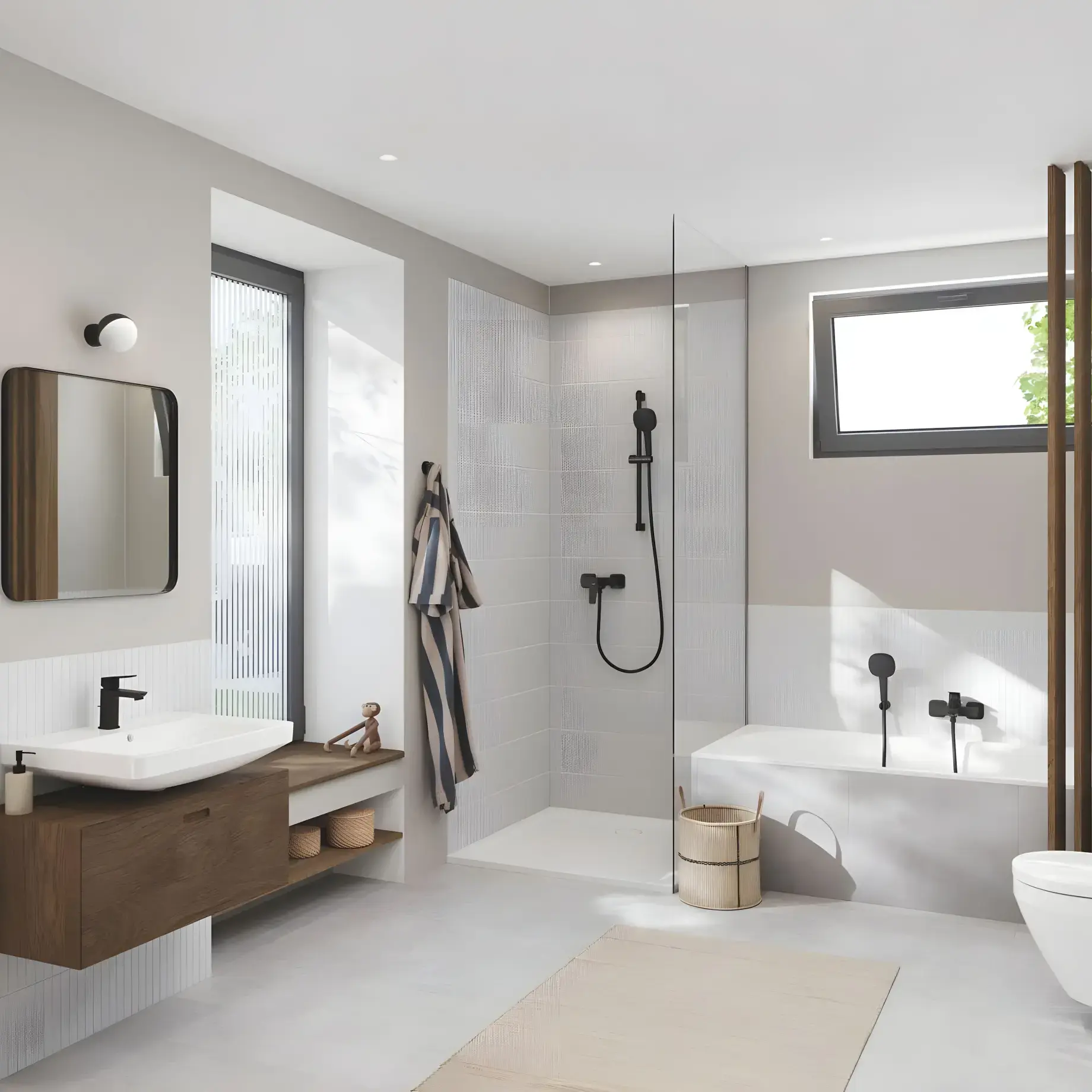 Змішувач для раковини з донним клапаном Cubeo, розмір S Grohe 1016942430 Black — вид згори