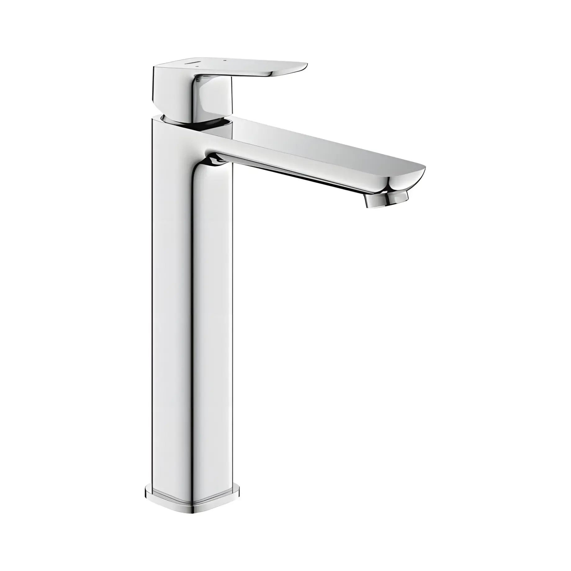 Змішувач для раковини високий Cubeo, розмір XL Grohe 1017290000 Chrome — вид на білому тлі