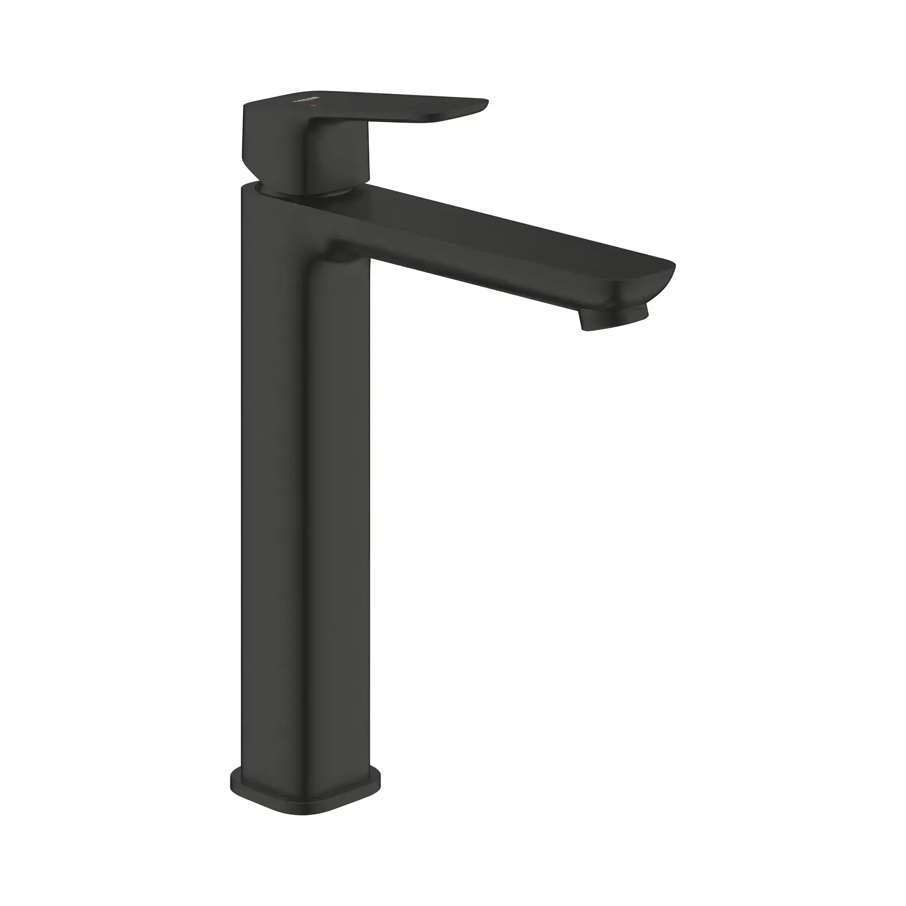 Змішувач для раковини високий Cubeo, розмір XL Grohe 1017292430 Black — вид на білому тлі