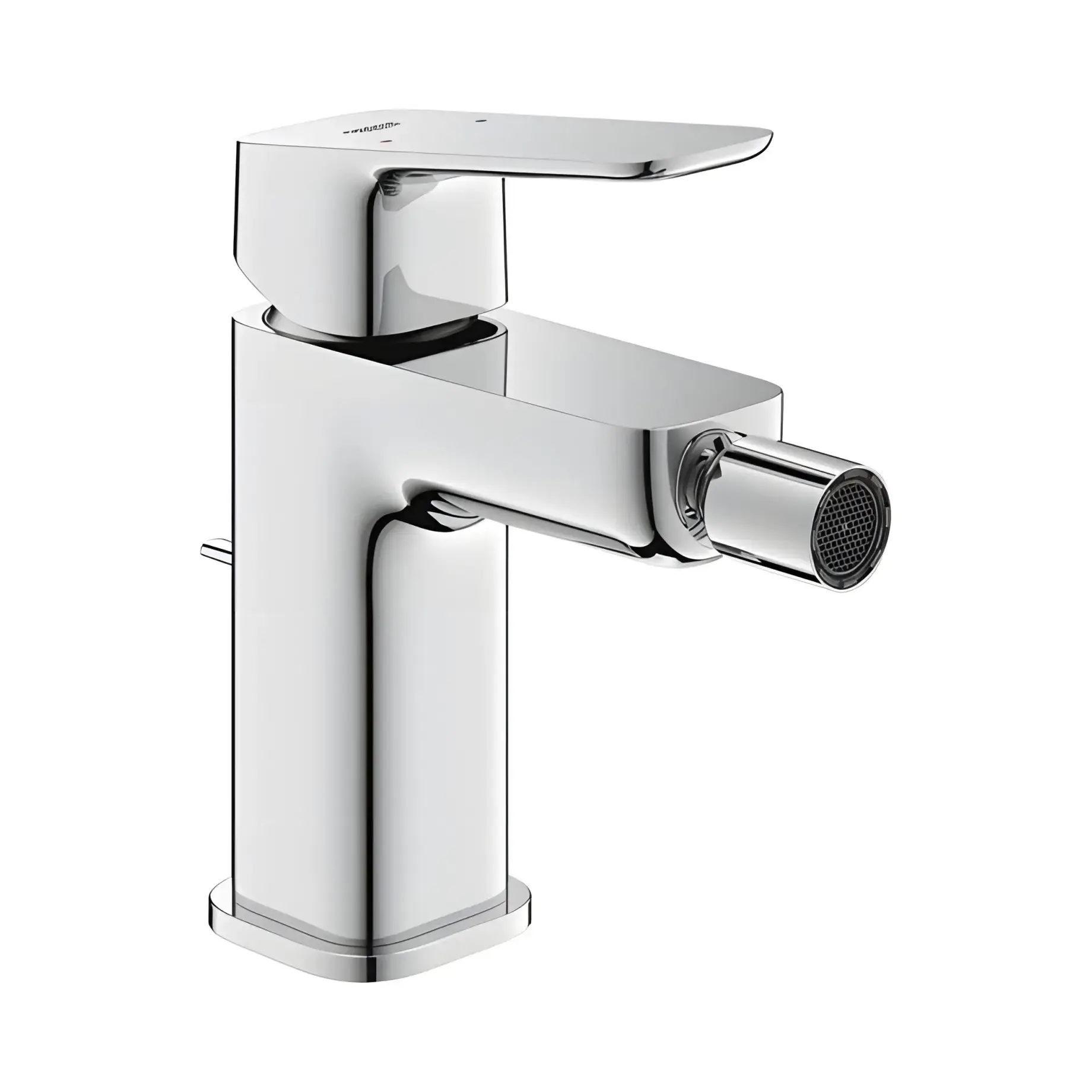 Змішувач для біде з донним клапаном Cubeo, розмір S Grohe 1018100000 Chrome — вид на білому тлі