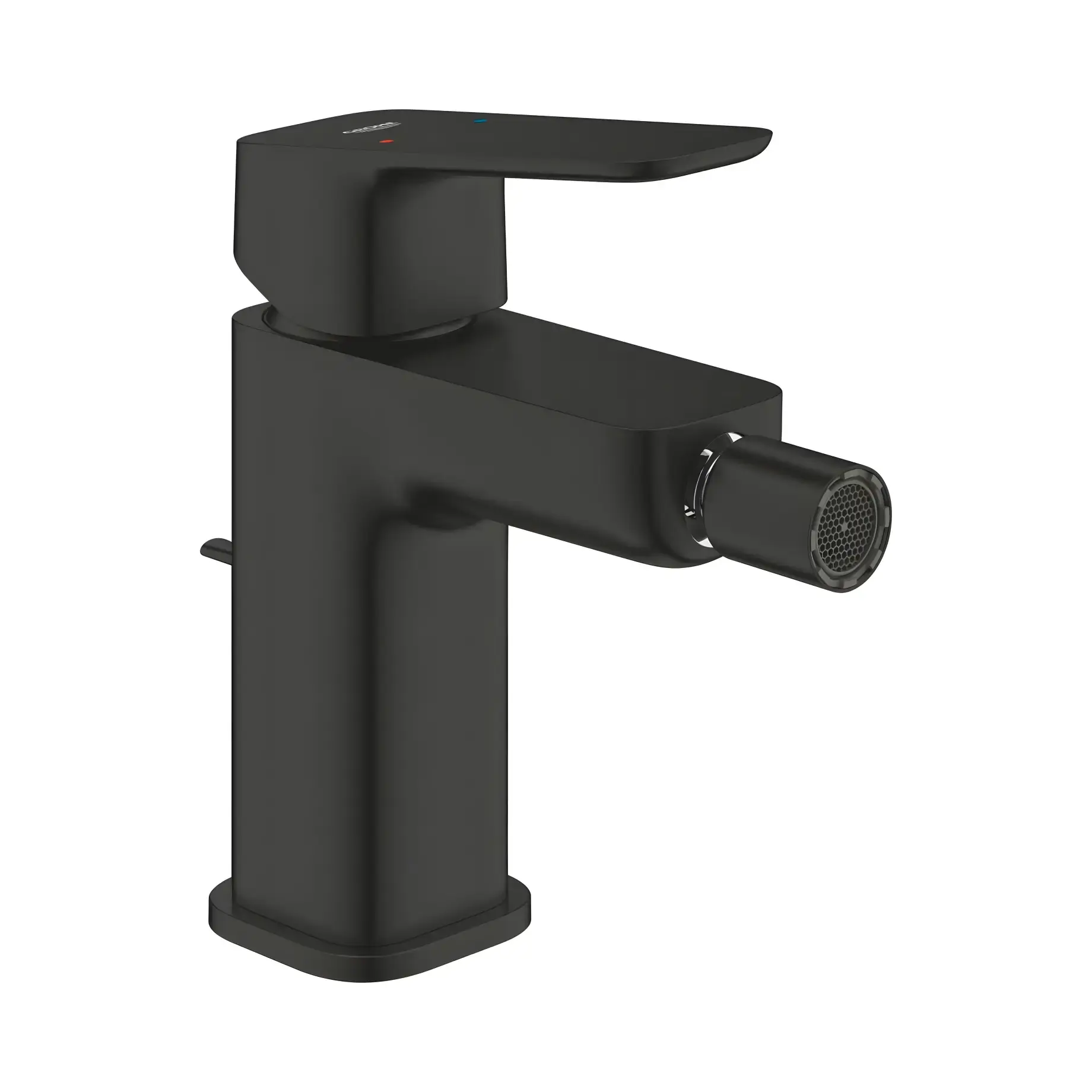 Змішувач для біде з донним клапаном Cubeo, розмір S Grohe 1018102430 Black — вид на білому тлі