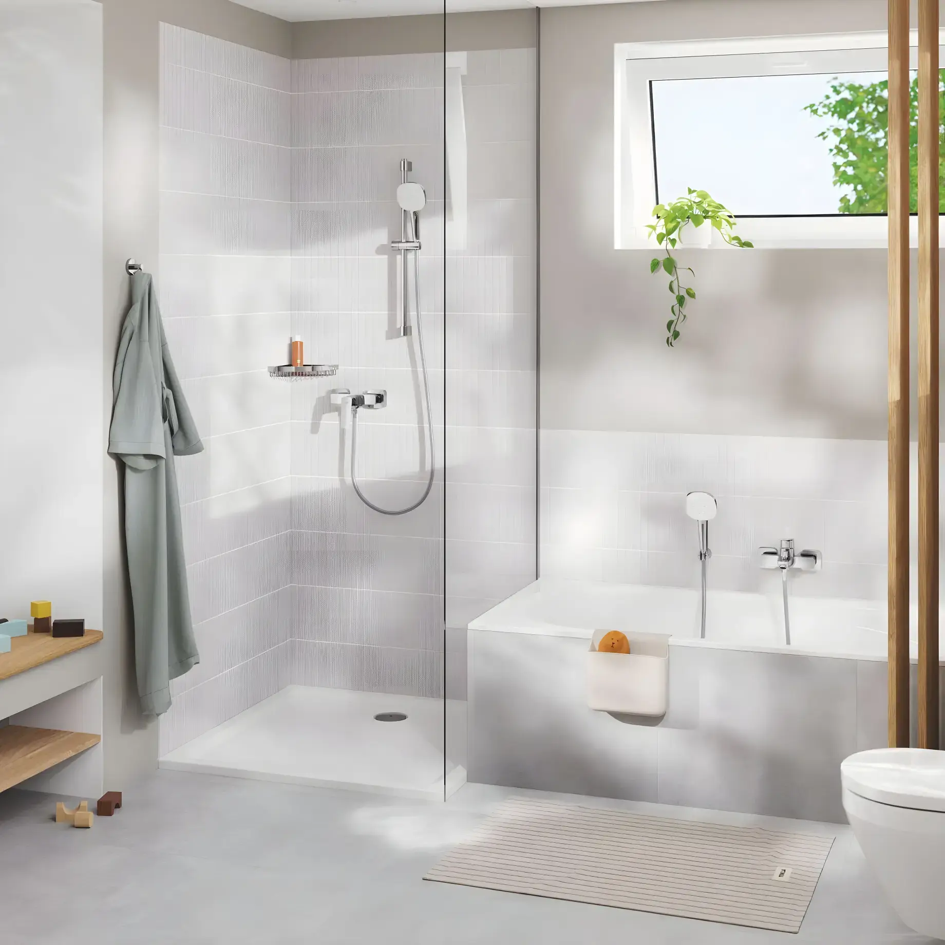 Змішувач для душу Cubeo Grohe 1018240000 — вид спереду