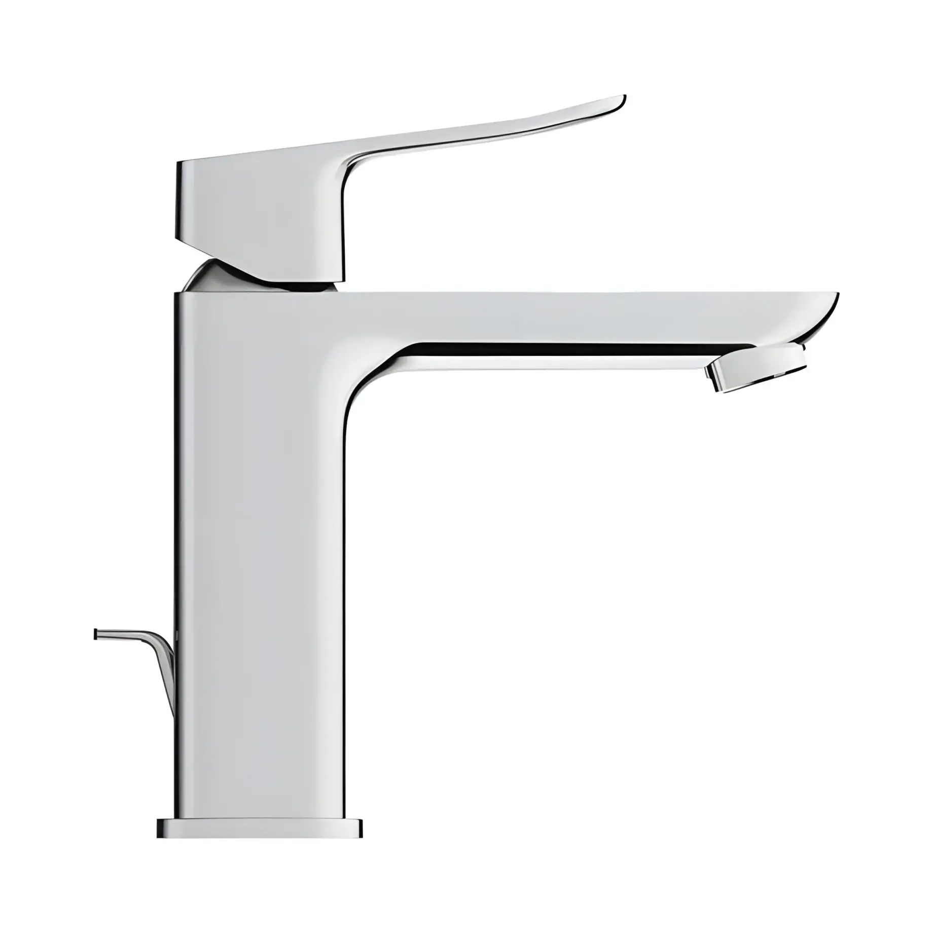 Змішувач для раковини Dice з донним клапаном, розмір М Grohe 1018320000 Chrome — бічний ракурс