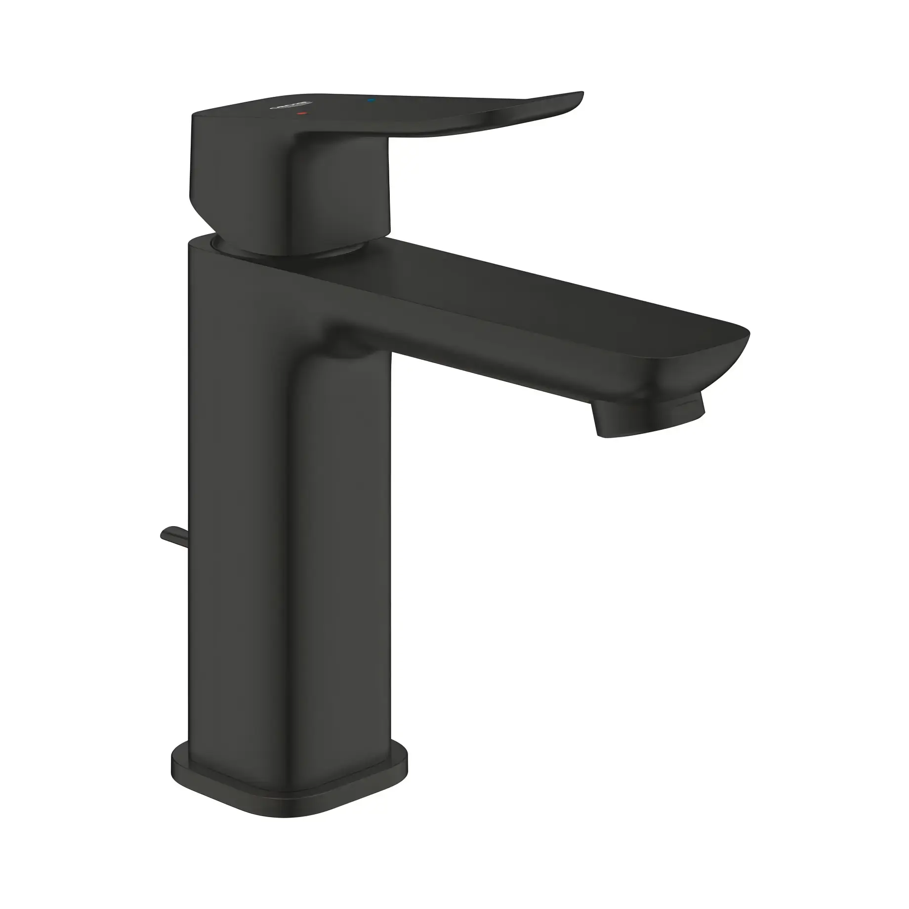 Змішувач для раковини Dice з донним клапаном, розмір М Grohe 1018322430 Black — вид на білому тлі