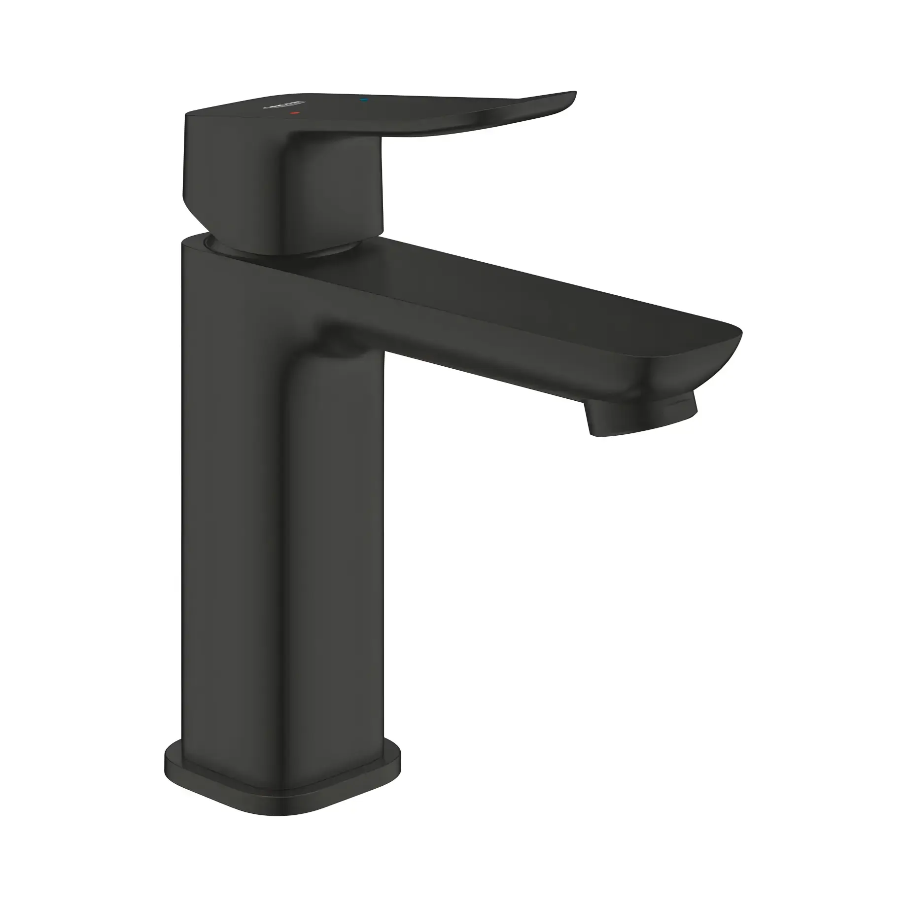Змішувач для раковини Dice з донним клапаном Push-Open, розмір М Grohe 1018332430 Black — вид на білому тлі