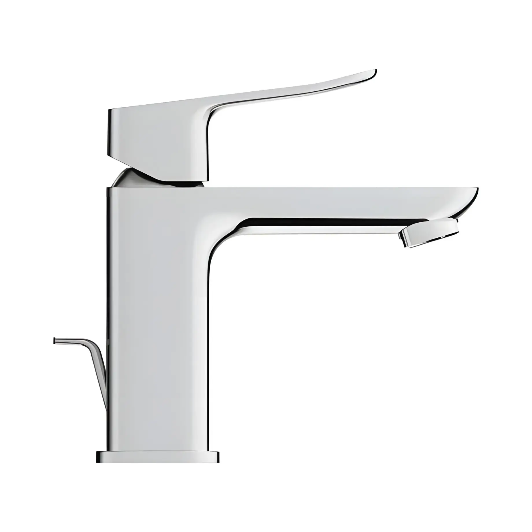 Змішувач для раковини Dice з донним клапаном, розмір S Grohe 1018560000 Chrome — вид ззаду