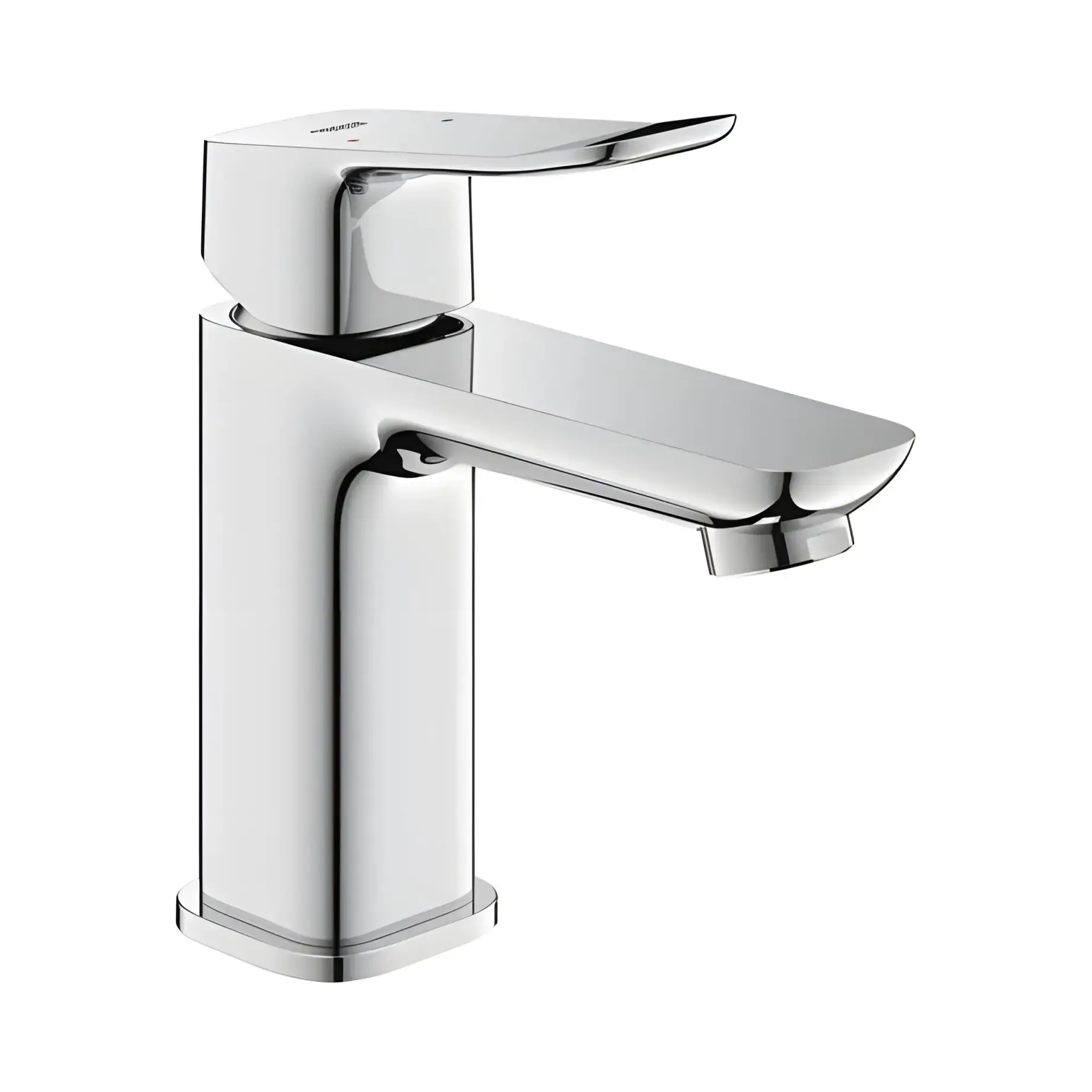 Змішувач для раковини Dice з донним клапаном Push-Open, розмір S Grohe 1018570000 Chrome — вид на білому тлі